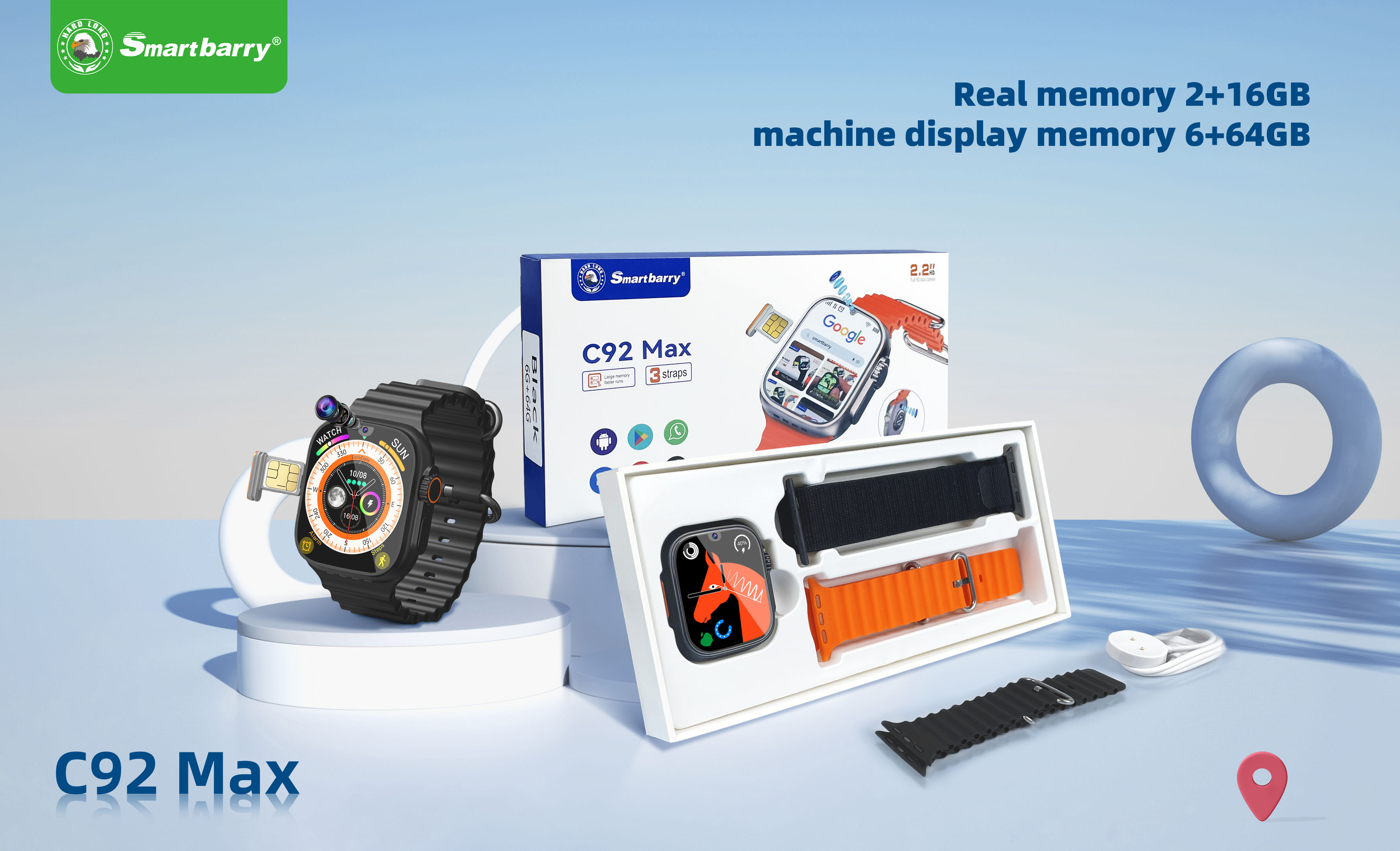 4G card insertion smartwatch C92 MAX,nodizz