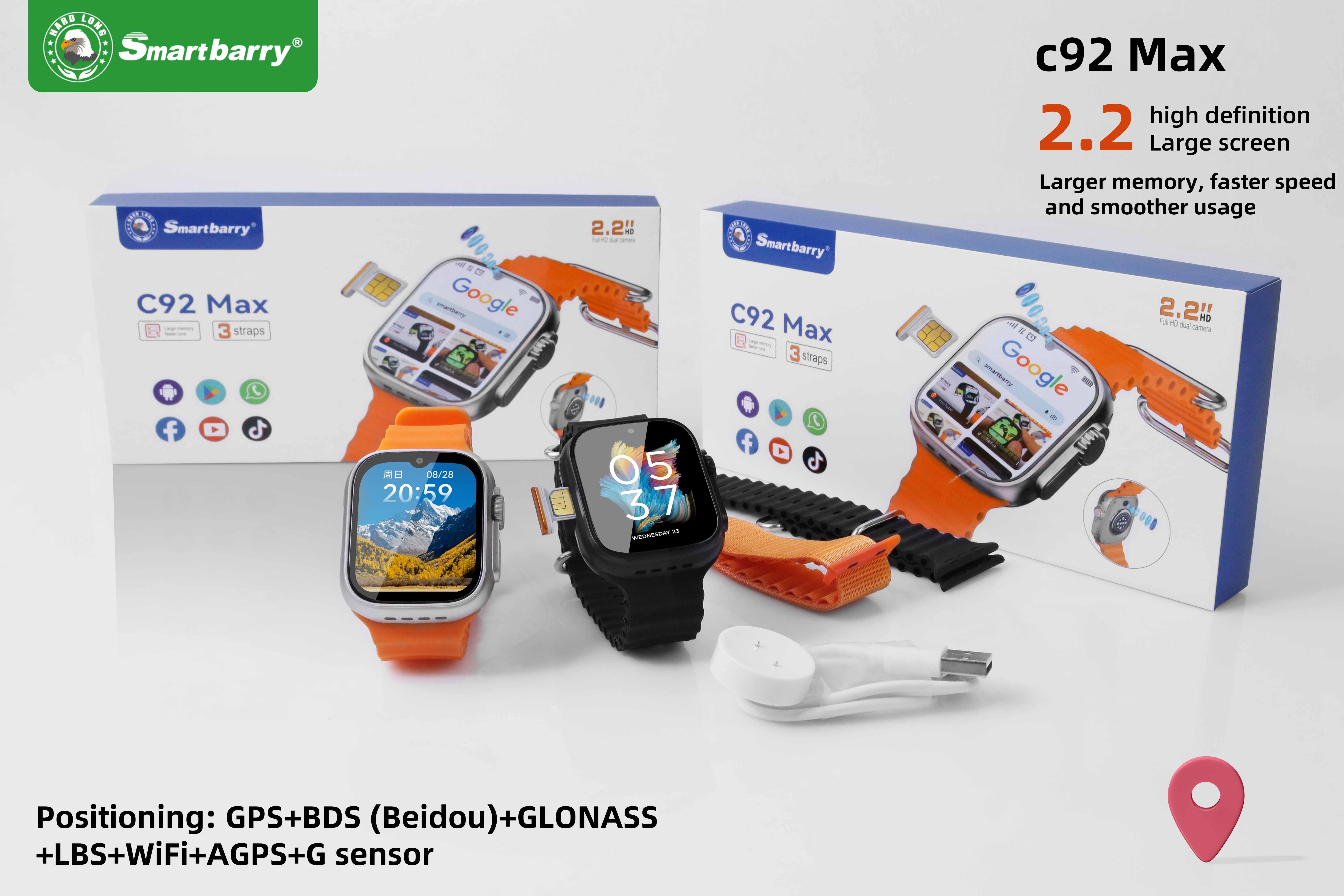 4G card insertion smartwatch C92 MAX,nodizz