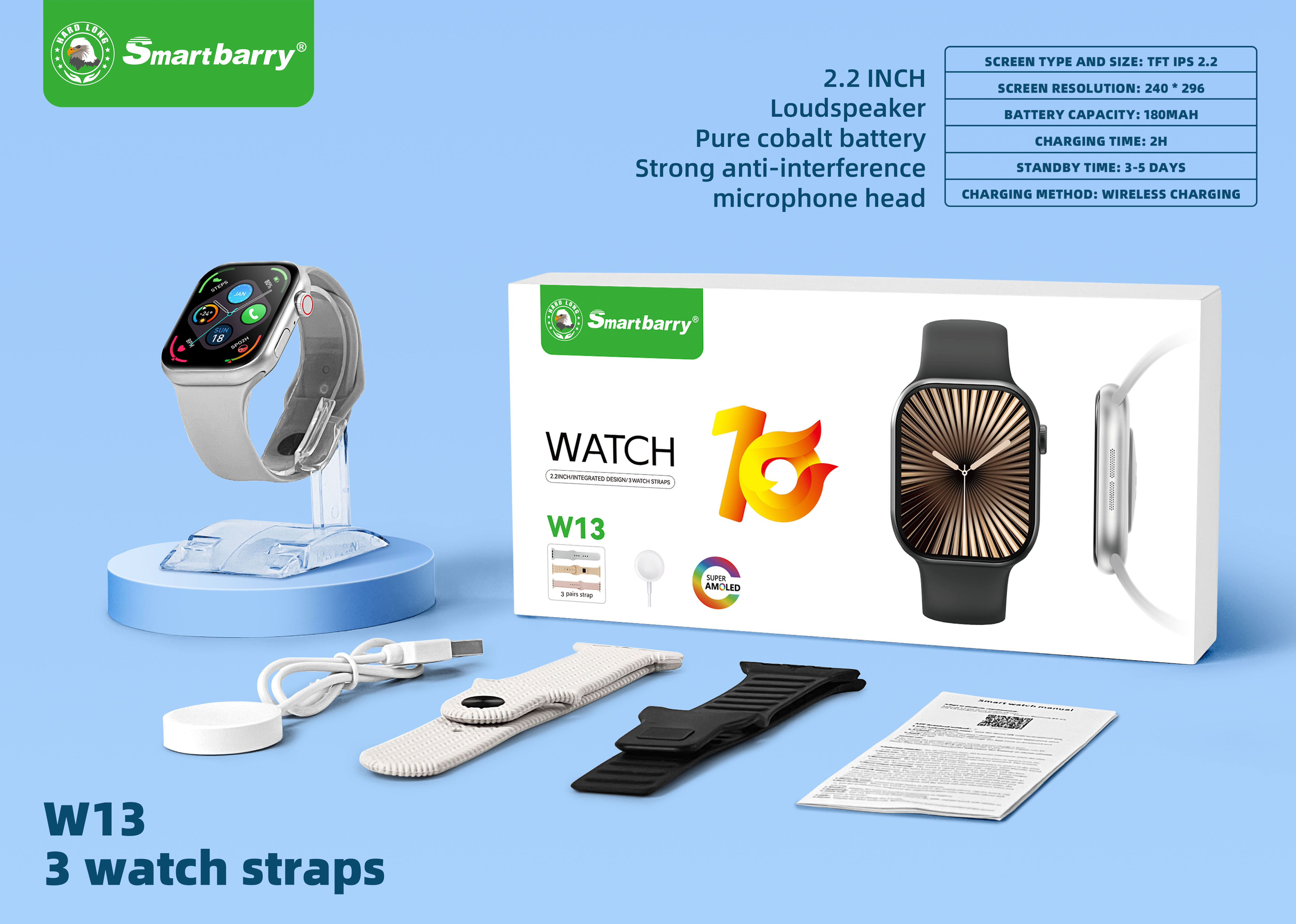 Smart Watch W13,nodizz