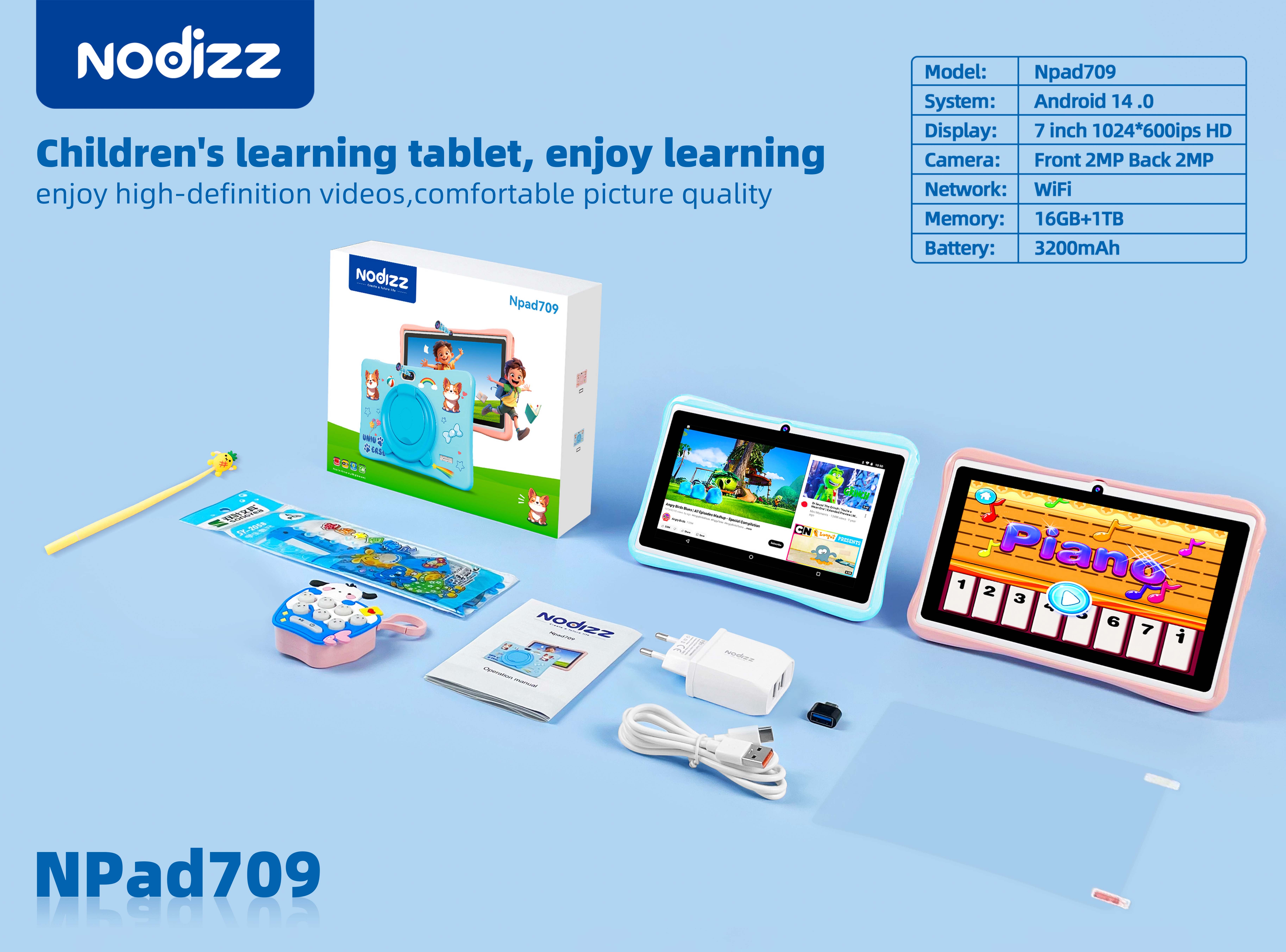 Kid's Tablet Npad709,Huilong Group