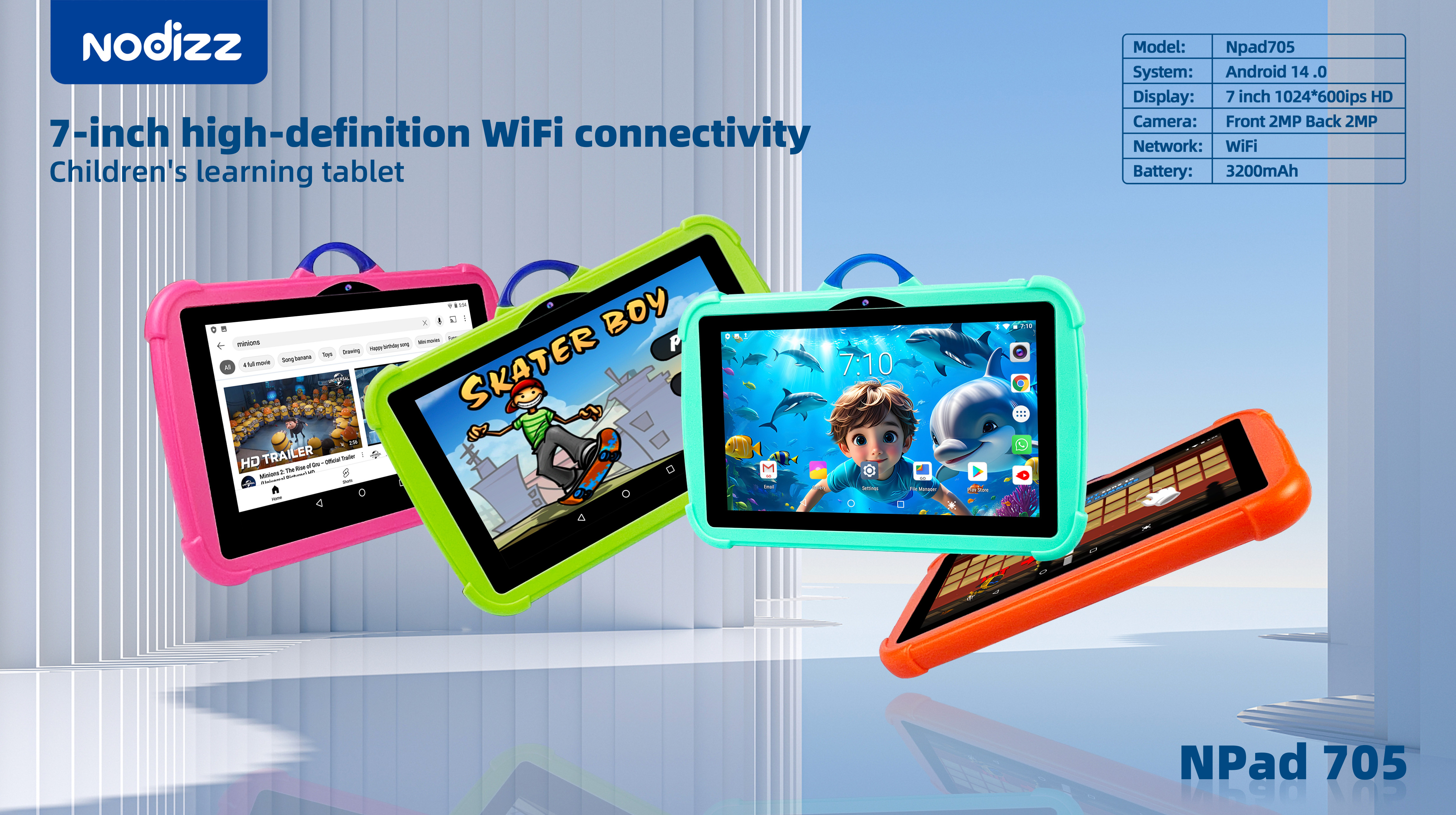 Kid's Tablet Npad705,nodizz
