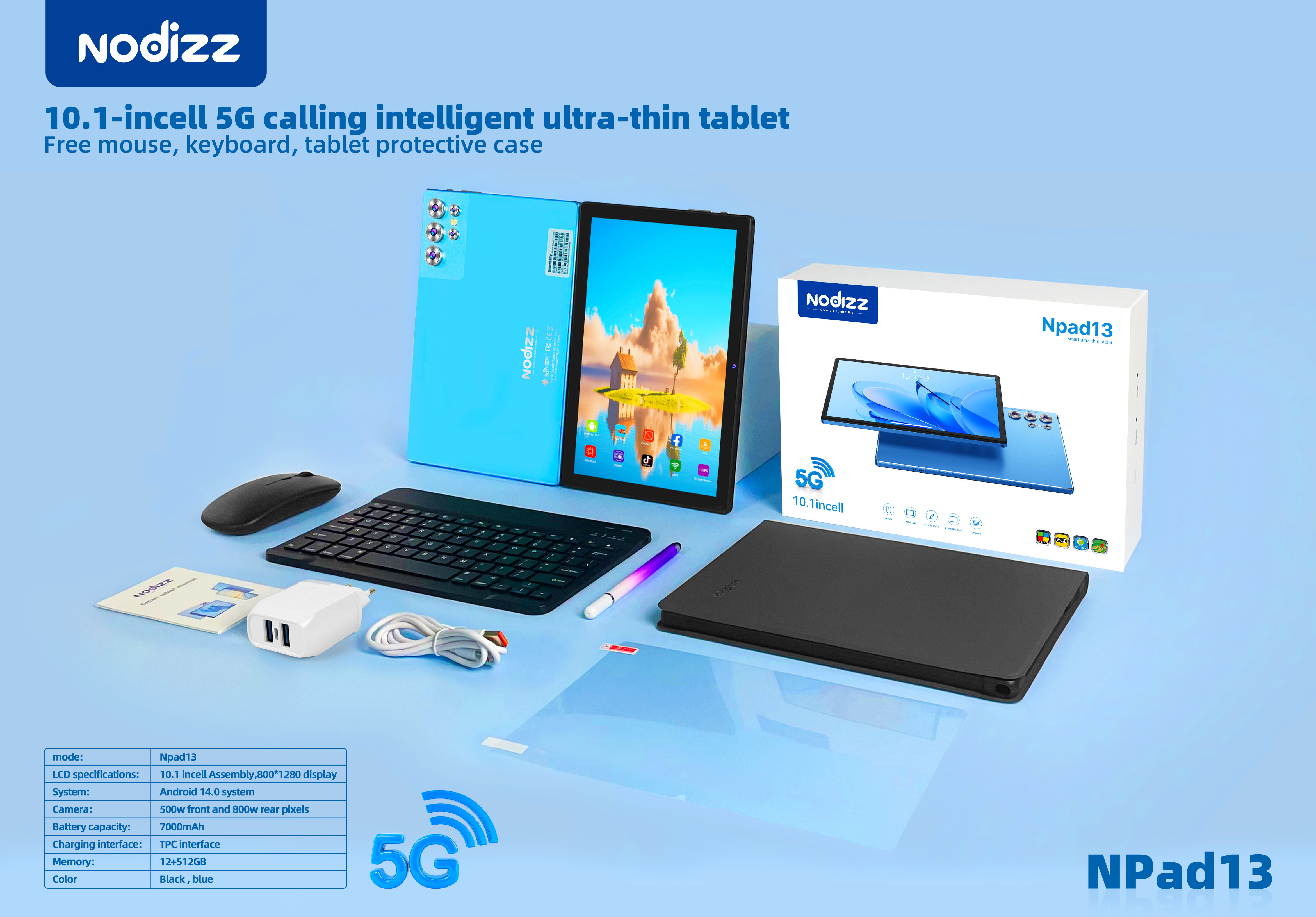 Adult tablet computer Npad13,nodizz