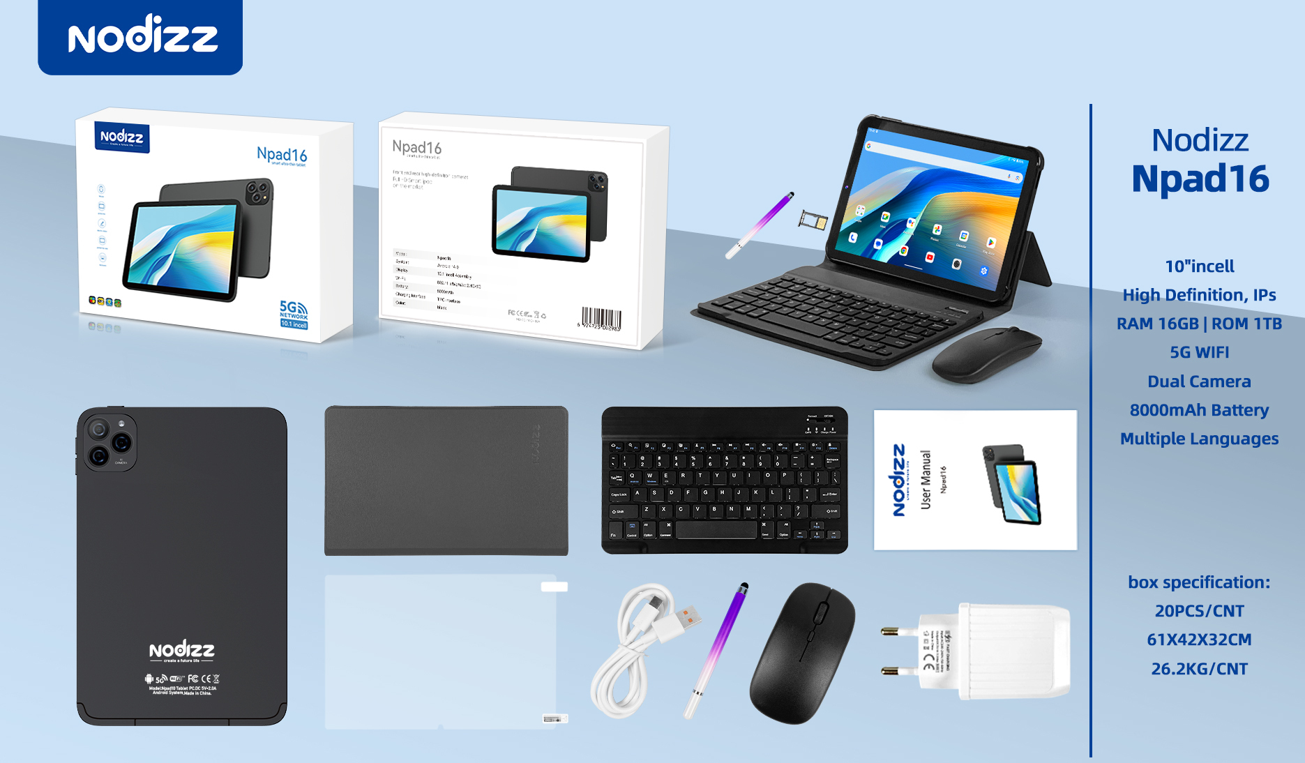 Adult tablet computer Npad16,nodizz