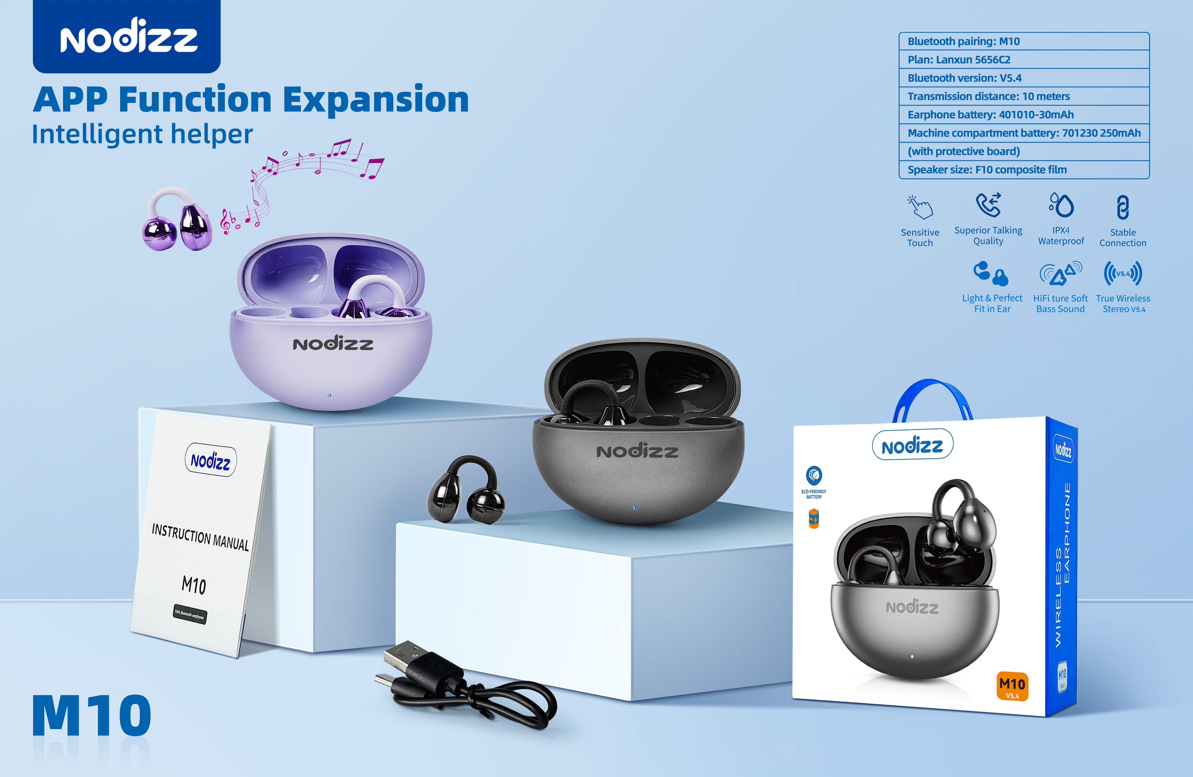 Bluetooth headset M10,Huilong Group