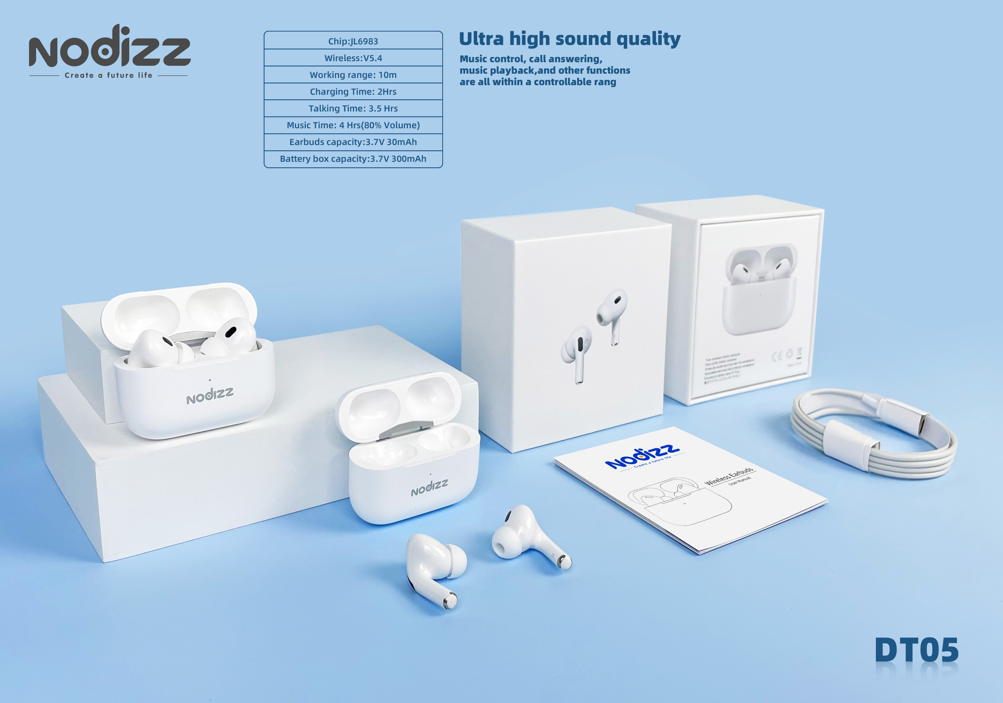 Bluetooth headset  DT05,nodizz