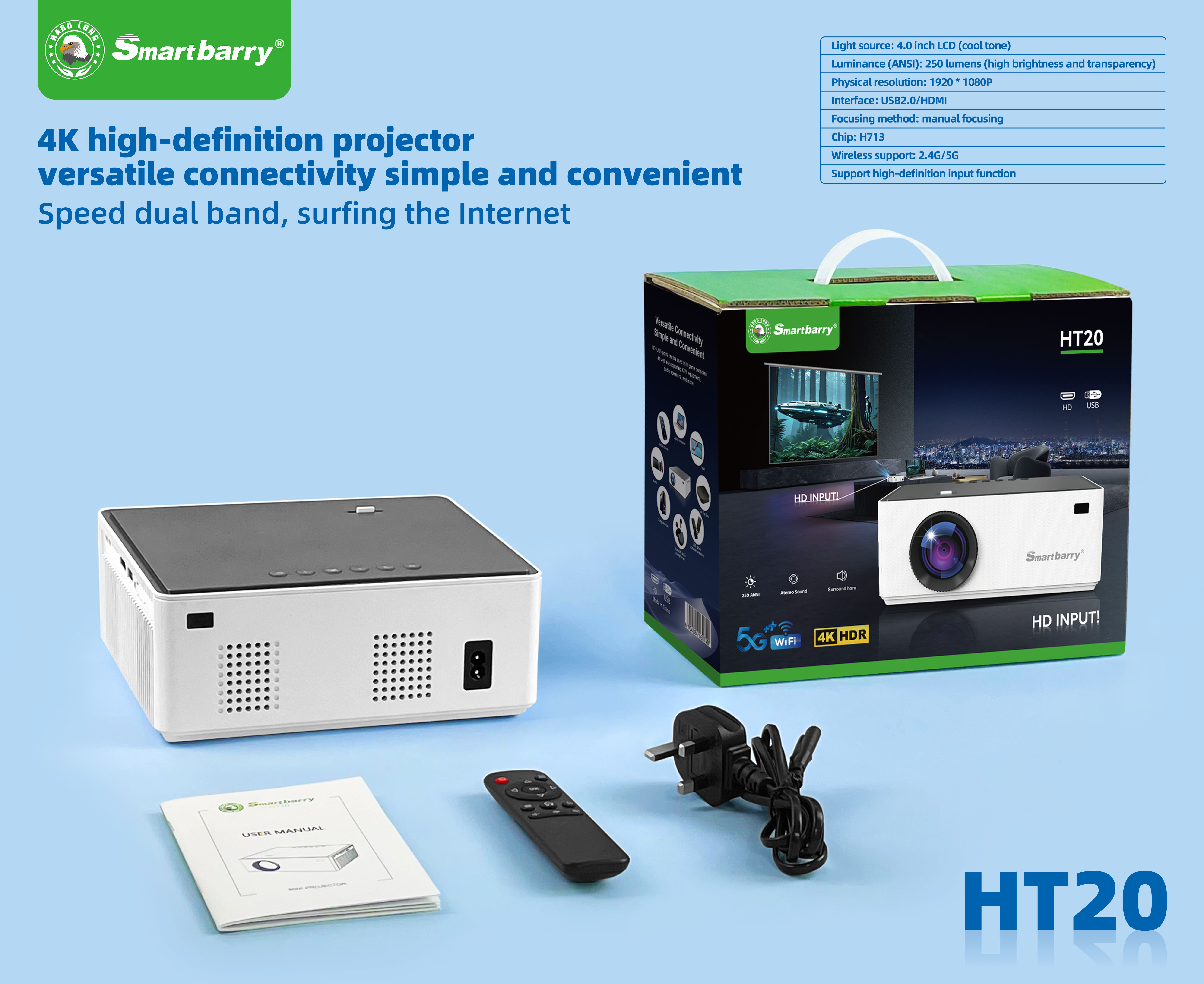 Projector HT20,nodizz