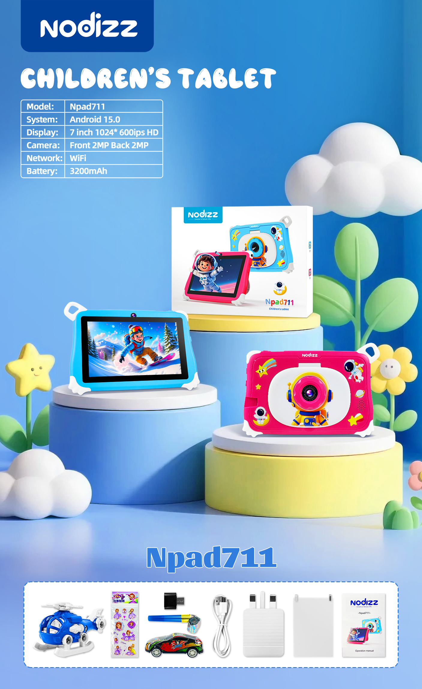 Kid's Tablet Npad711,Huilong Group