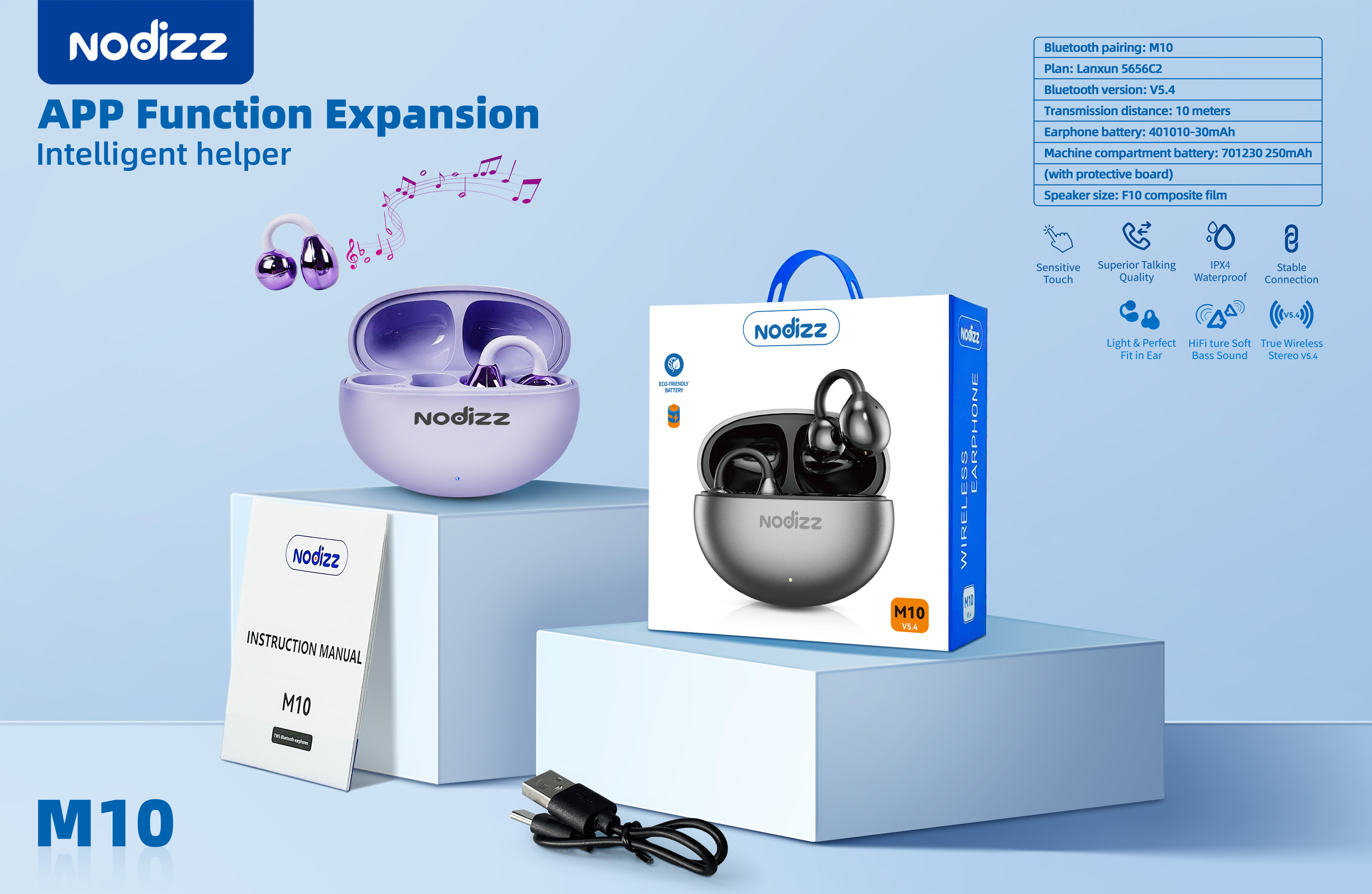 Bluetooth headset M10,Huilong Group