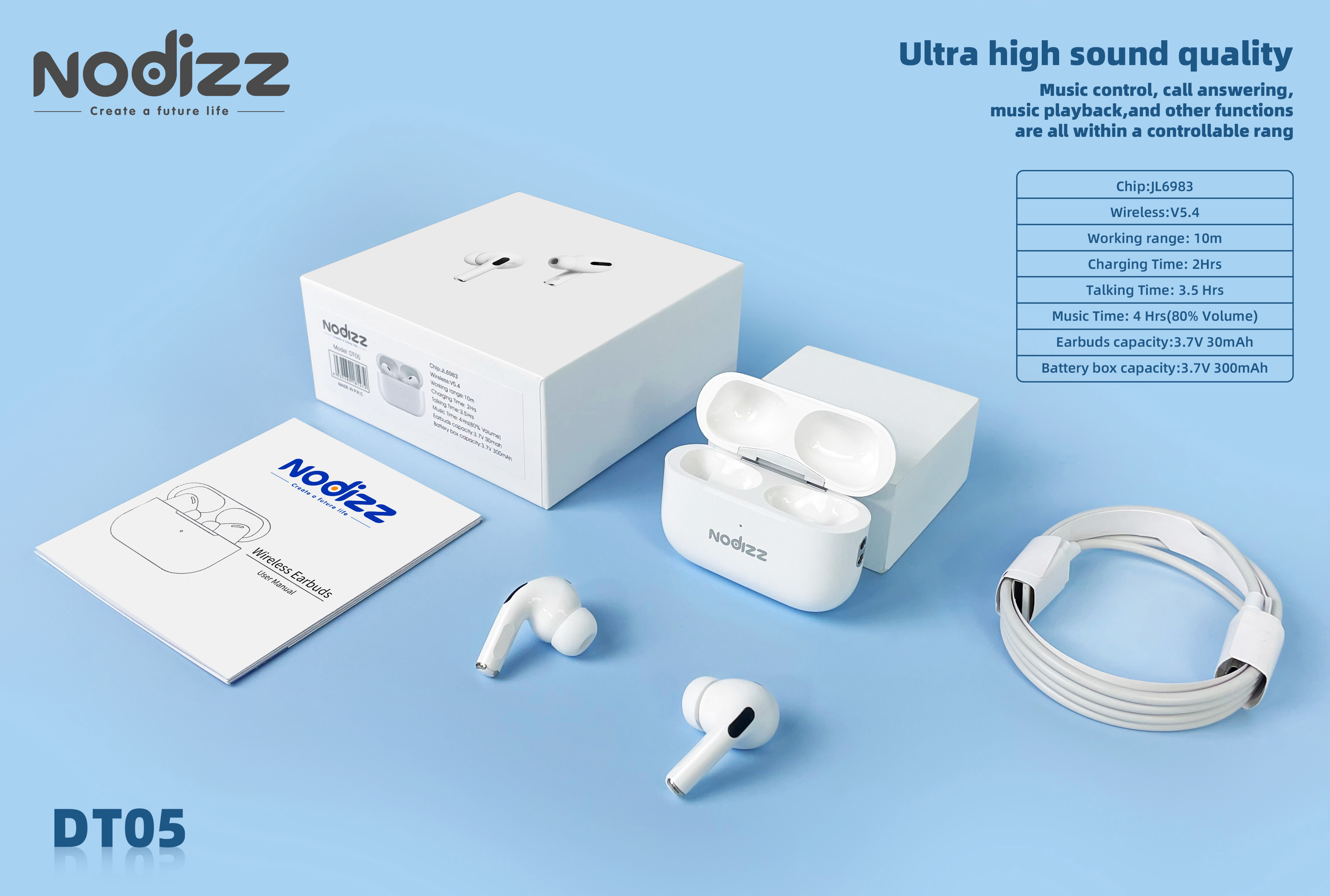 Bluetooth headset  DT05,nodizz