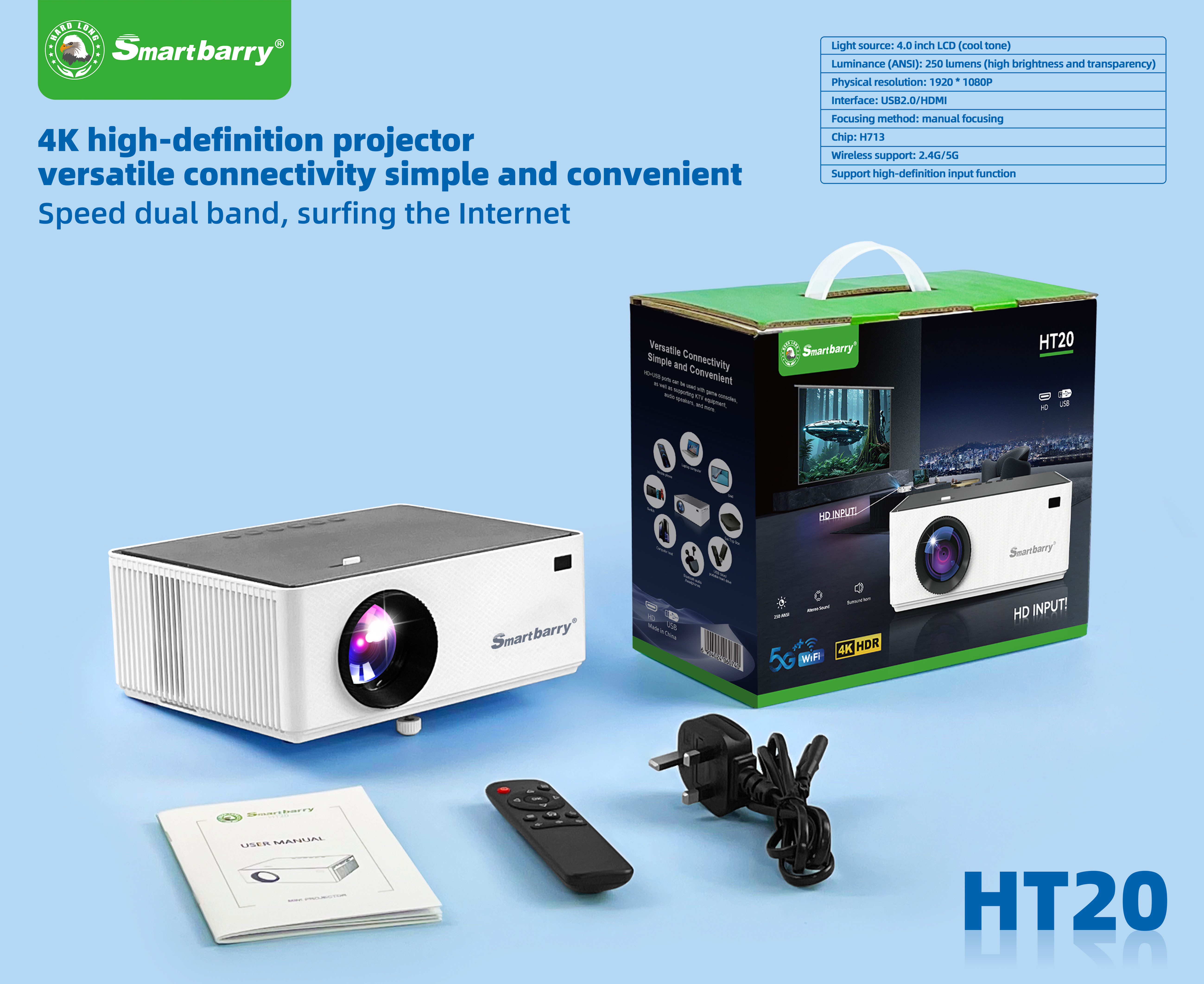 Projector HT20,nodizz