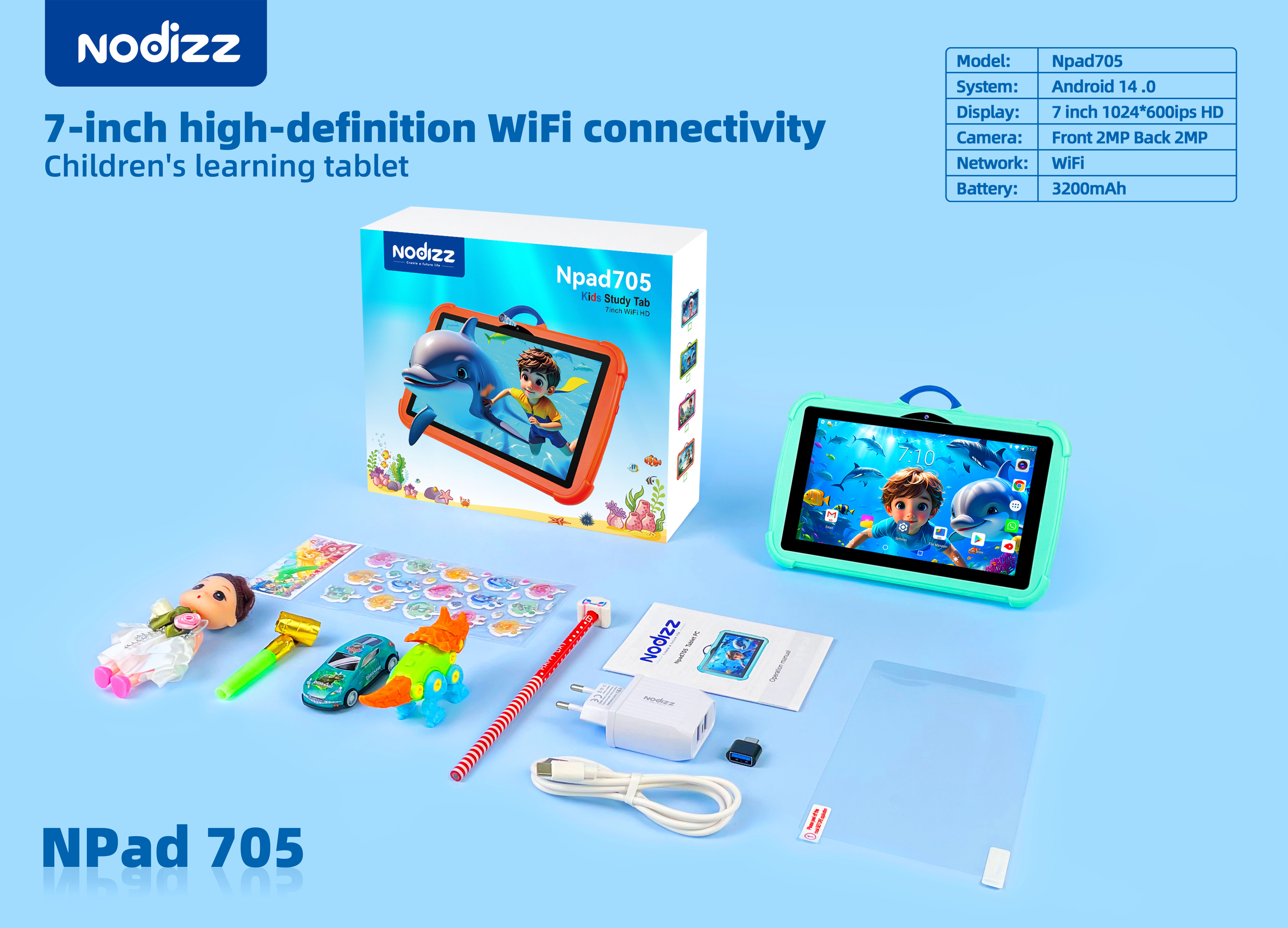Kid's Tablet Npad705,nodizz