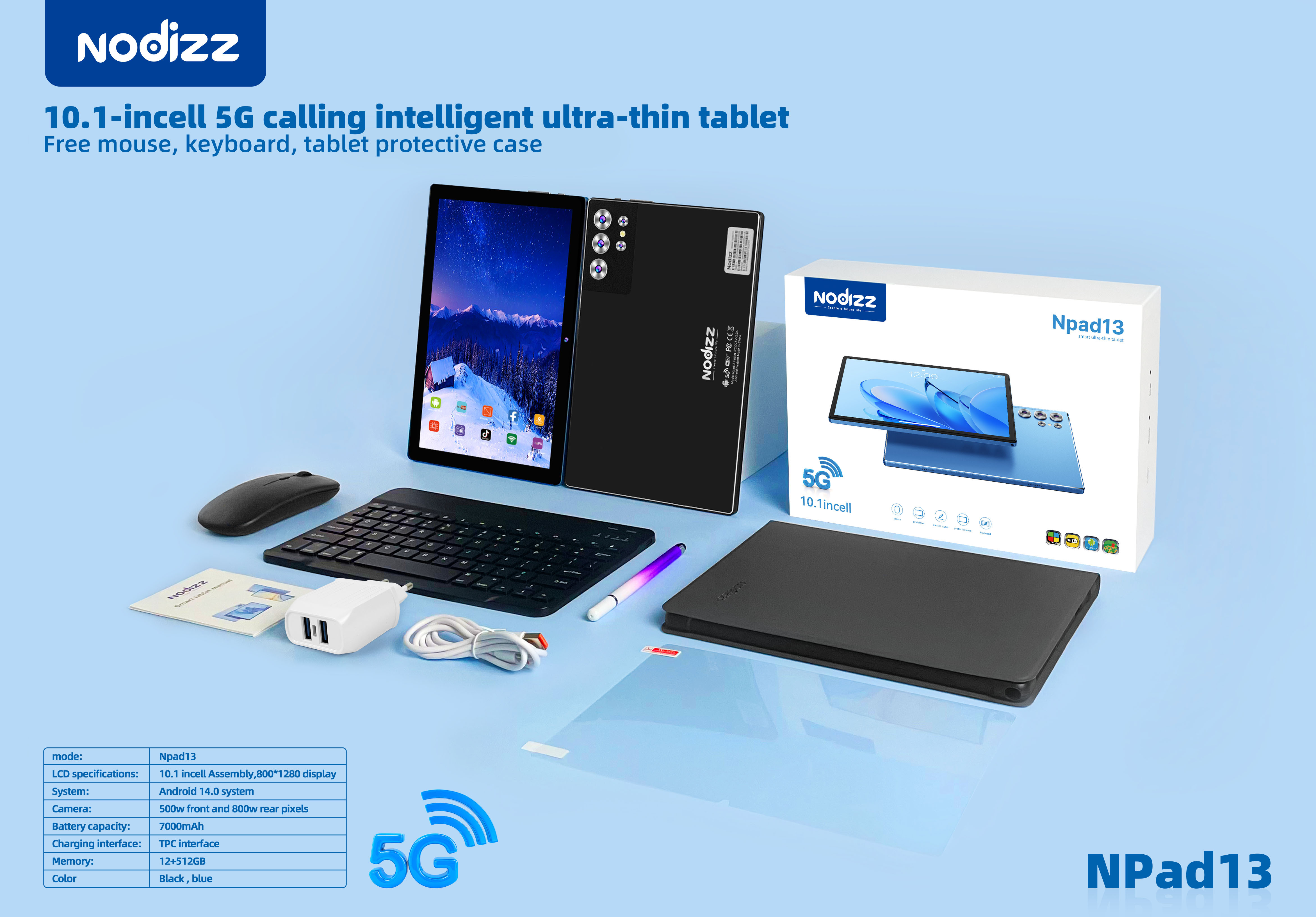 Adult tablet computer Npad13,nodizz