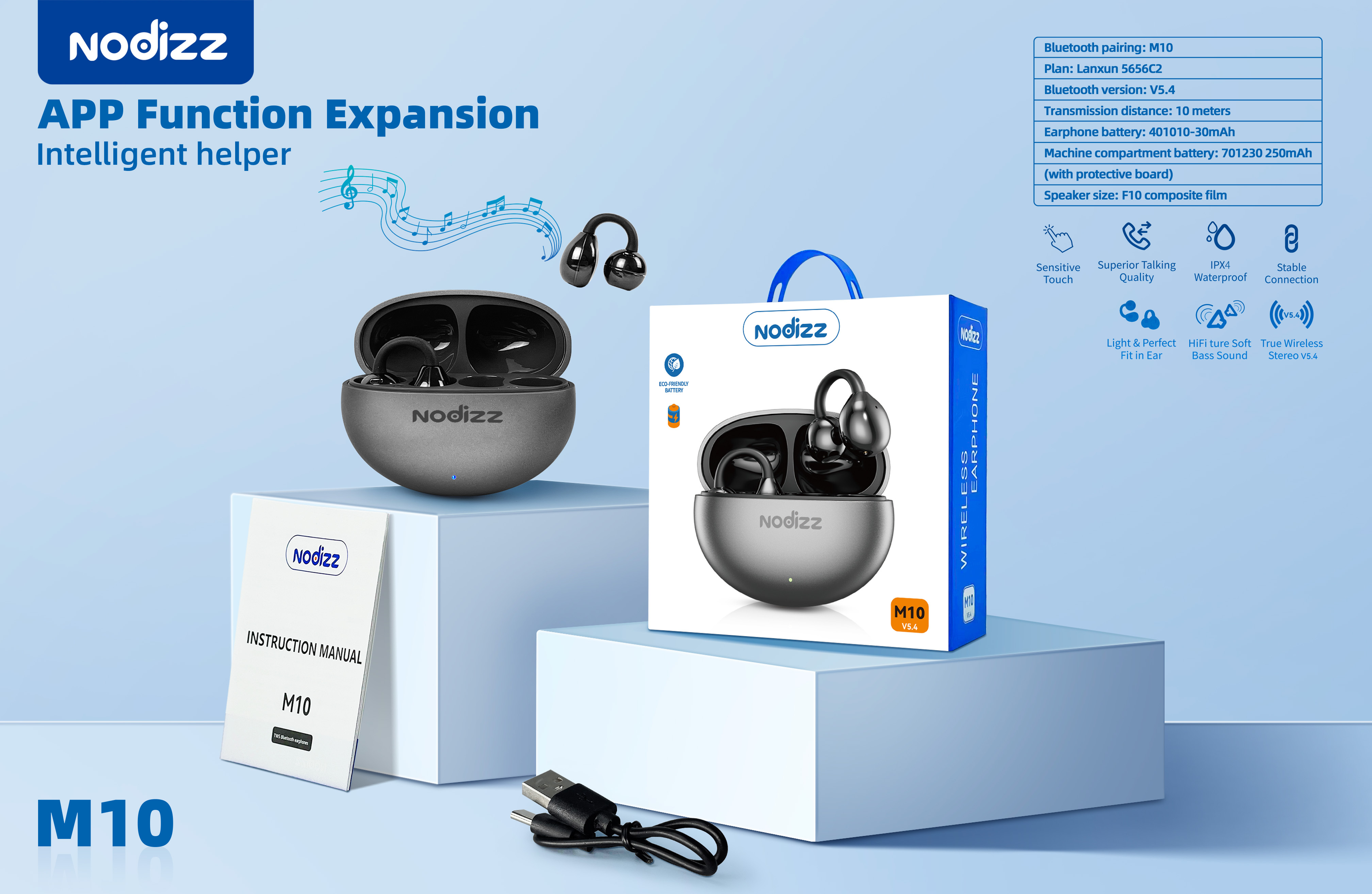 Bluetooth headset M10,Huilong Group