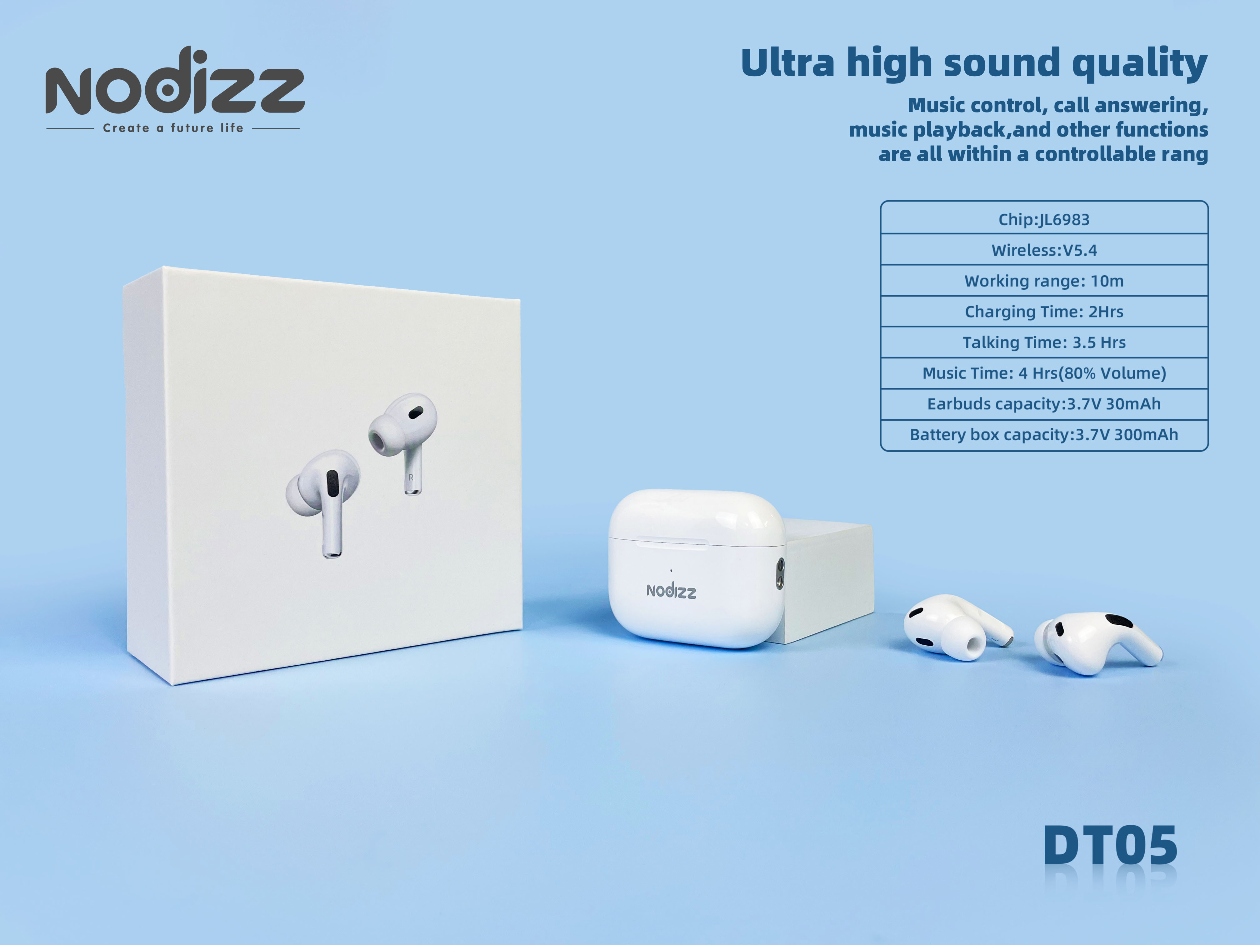 Bluetooth headset  DT05,nodizz