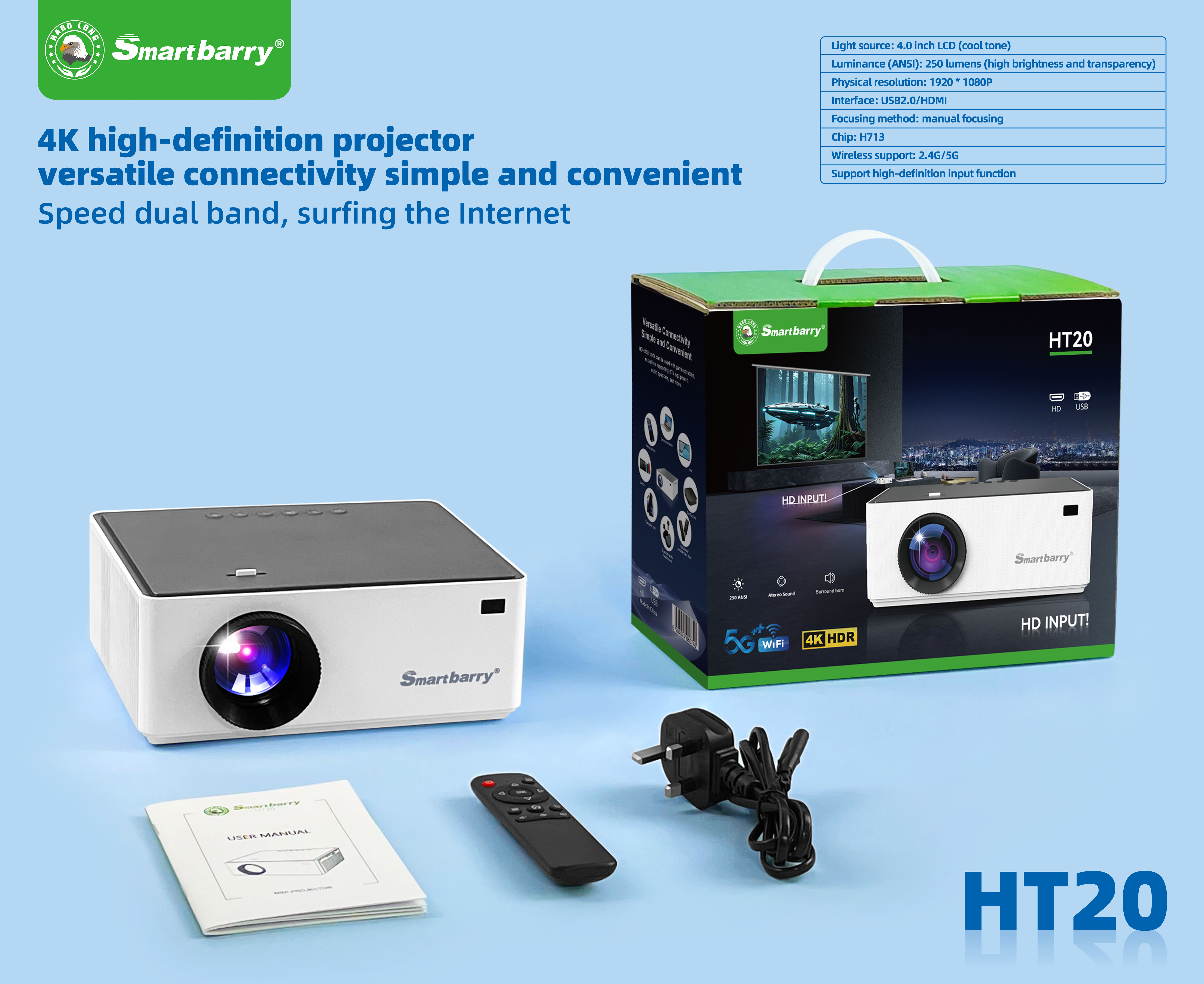 Projector HT20,nodizz