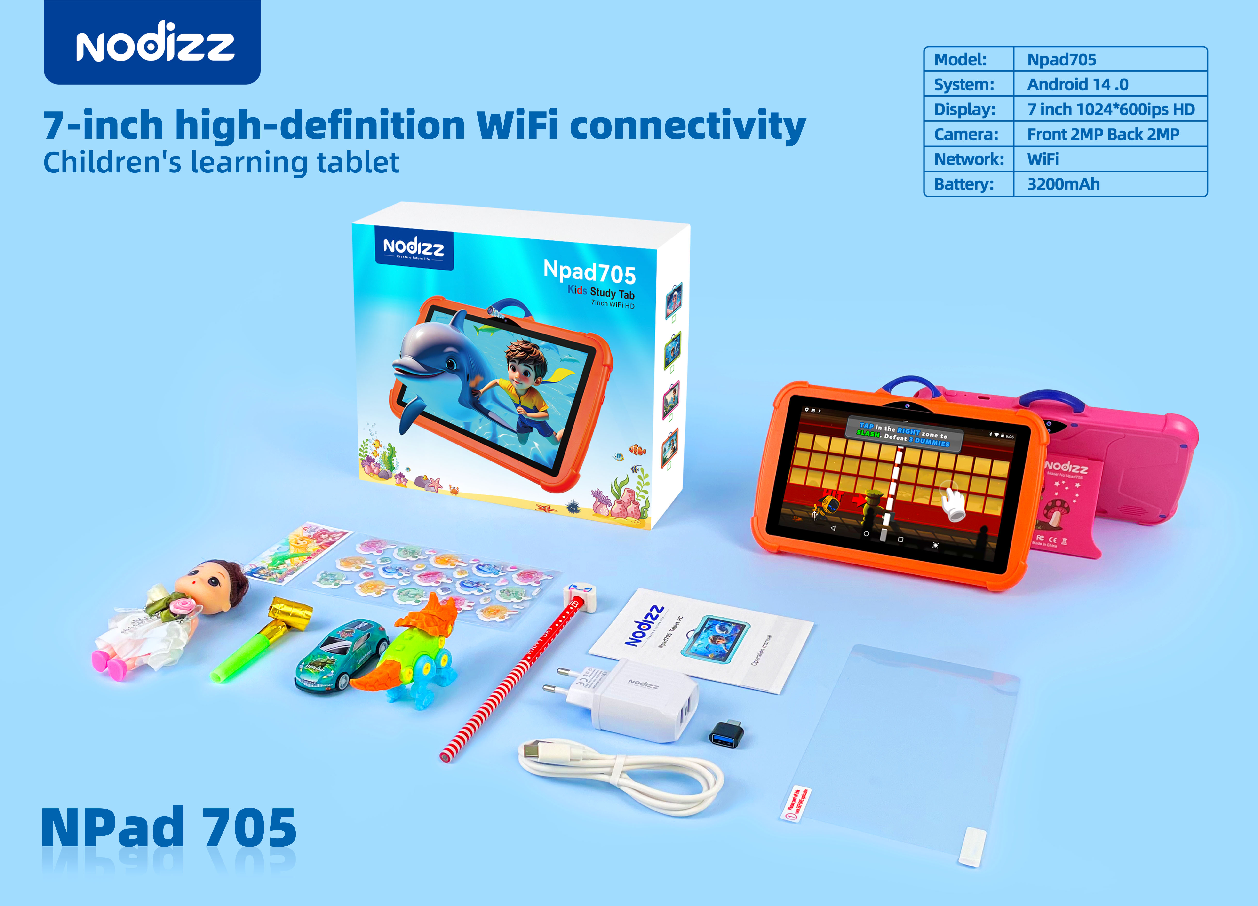 Kid's Tablet Npad705,nodizz