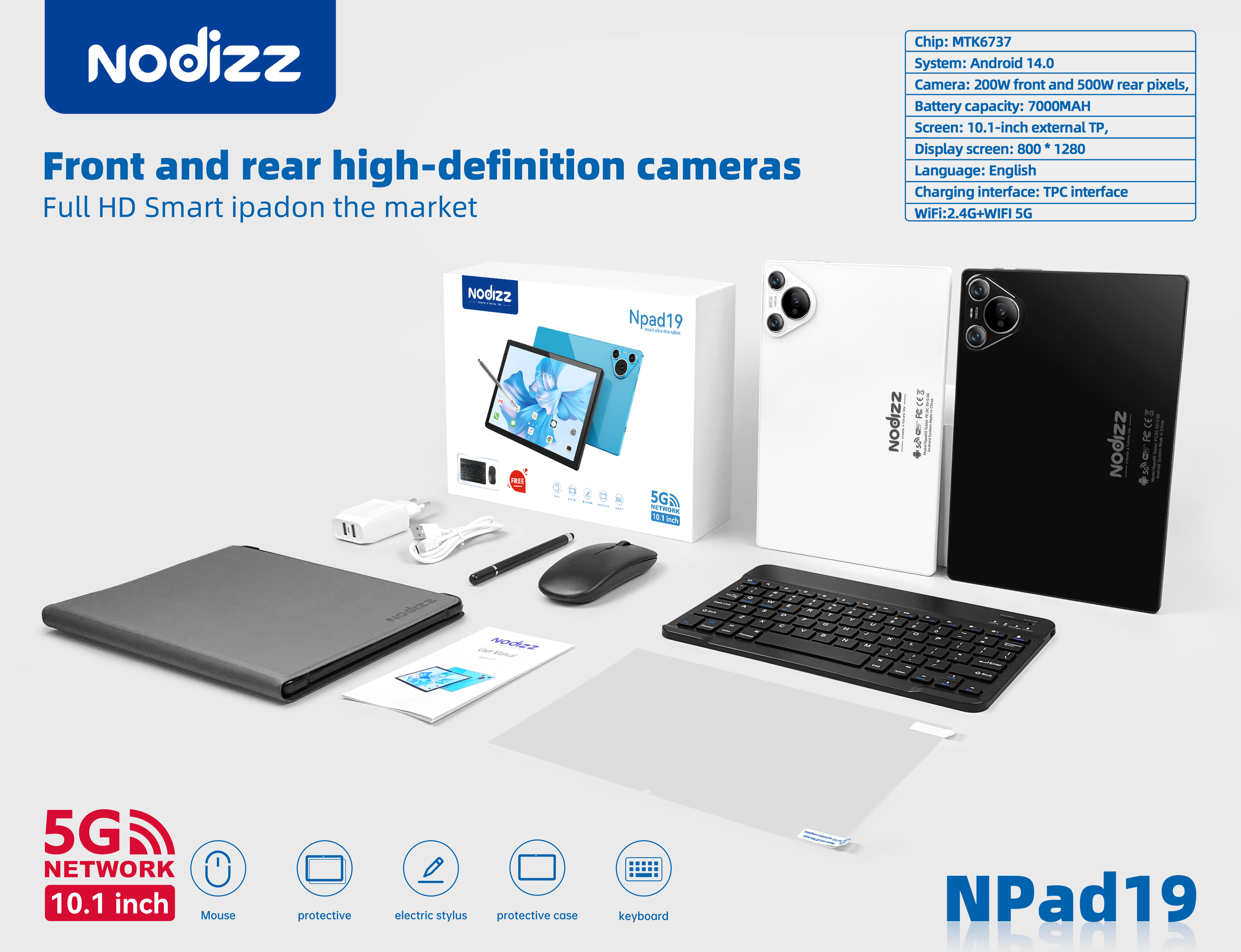 Adult tablet computer Npad19,nodizz