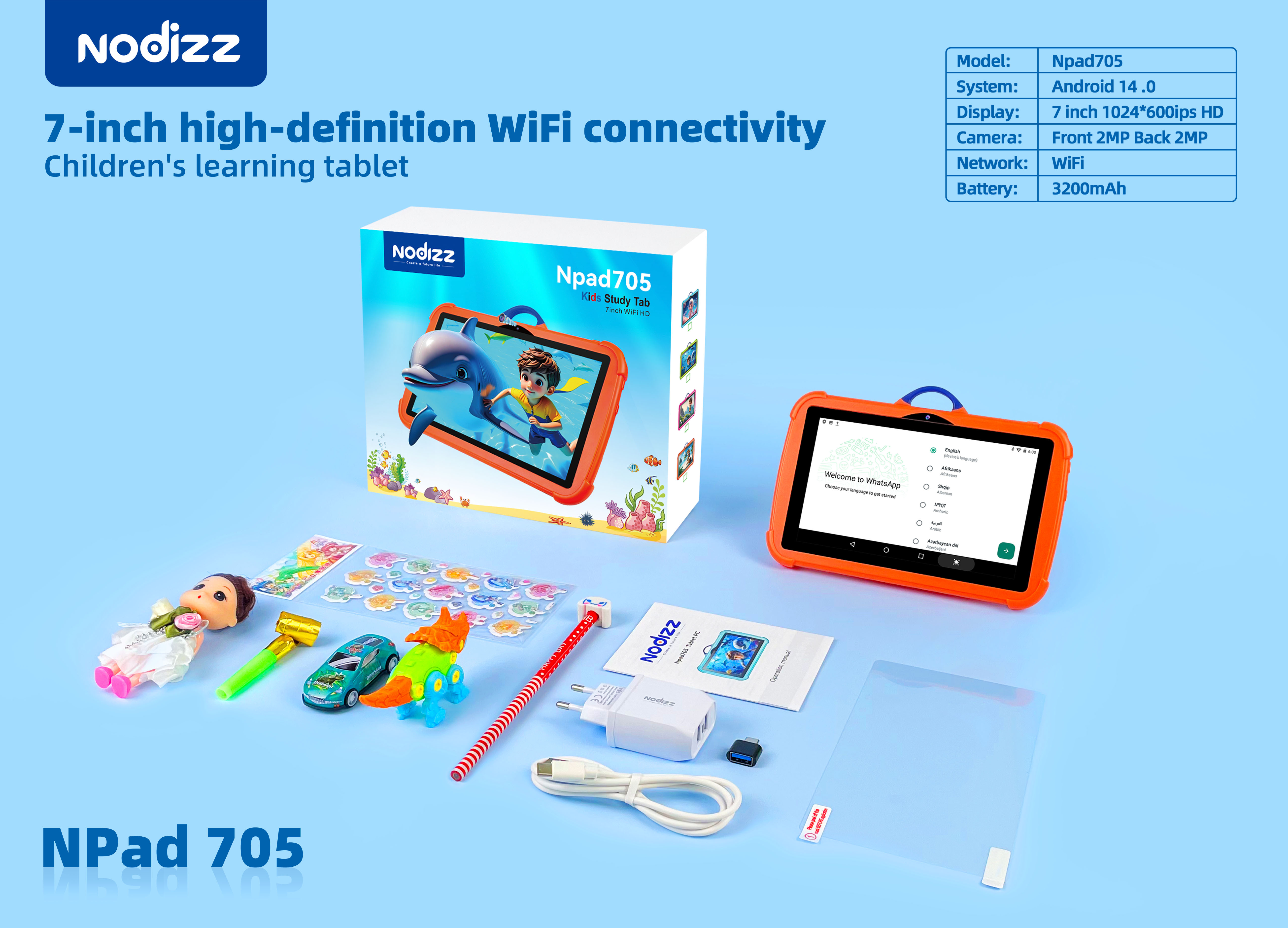 Kid's Tablet Npad705,nodizz