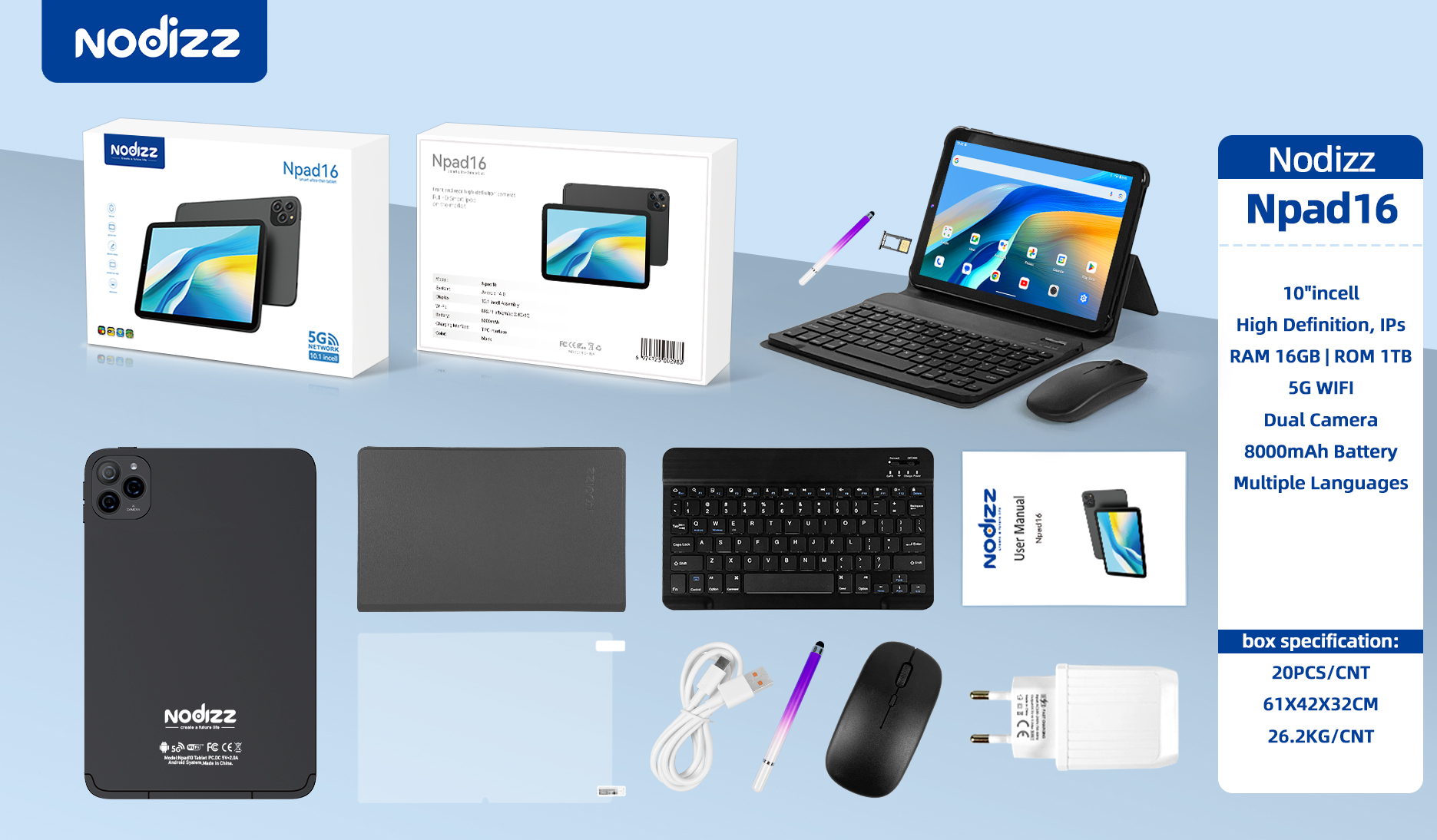 Adult tablet computer Npad16,nodizz