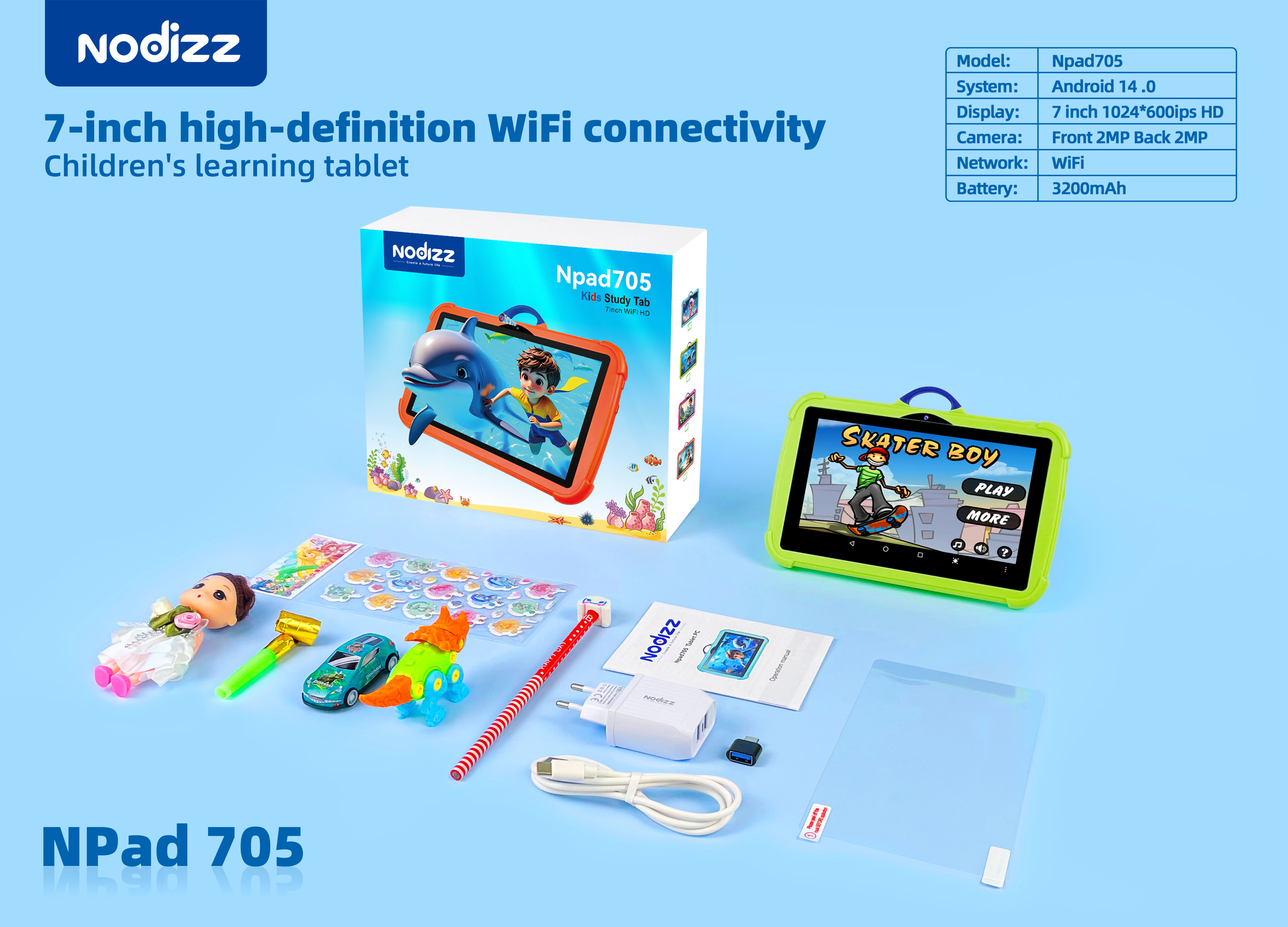 Kid's Tablet Npad705,nodizz