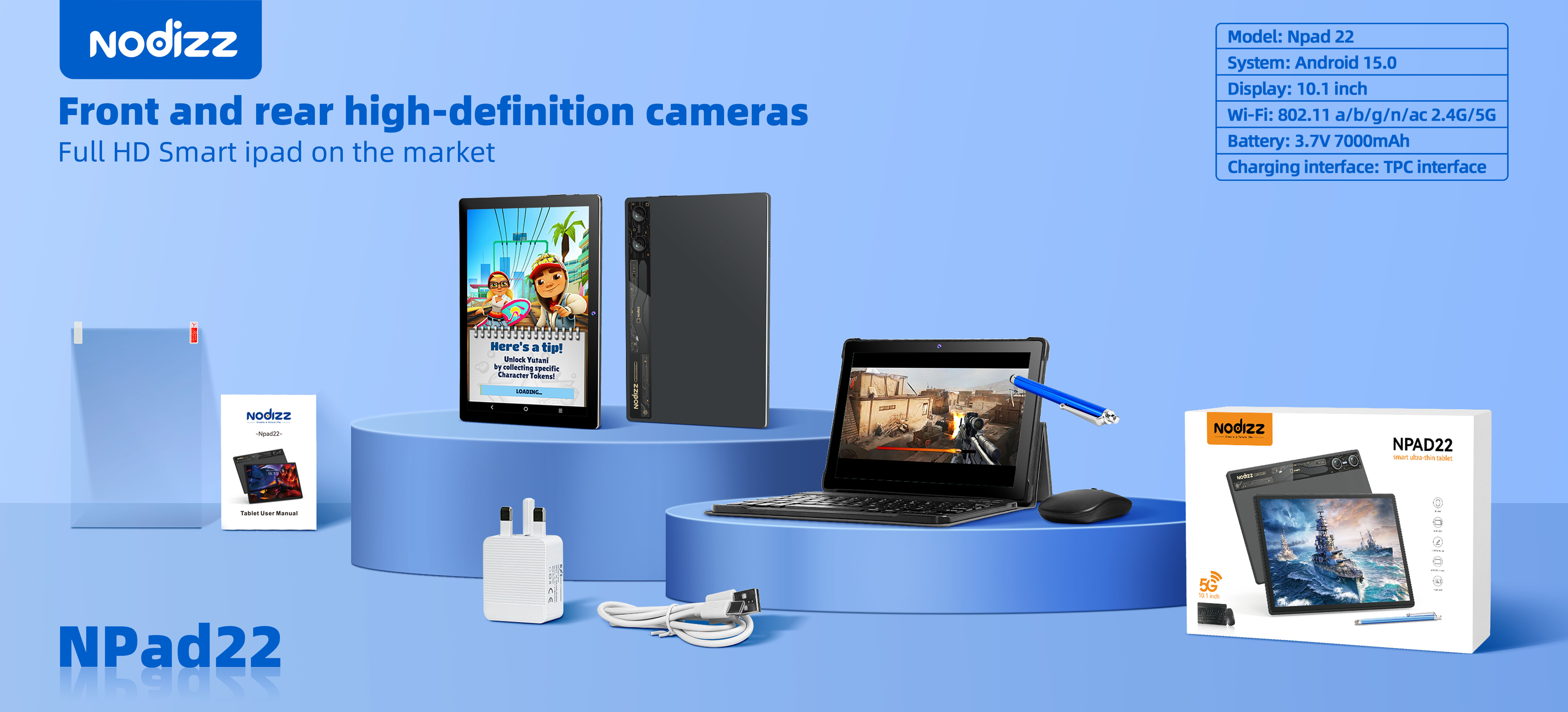 Adult tablet computer Npad22,nodizz