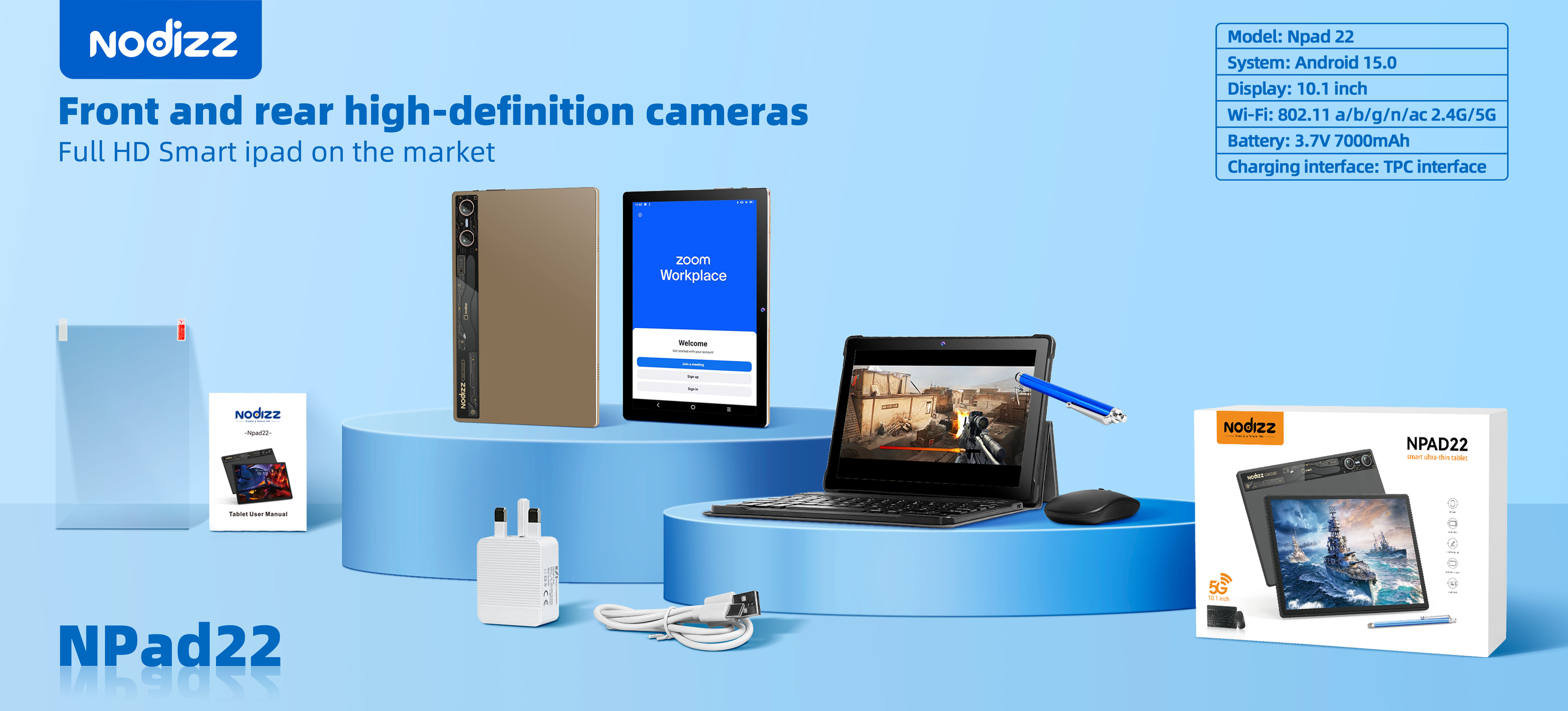 Adult tablet computer Npad22,nodizz