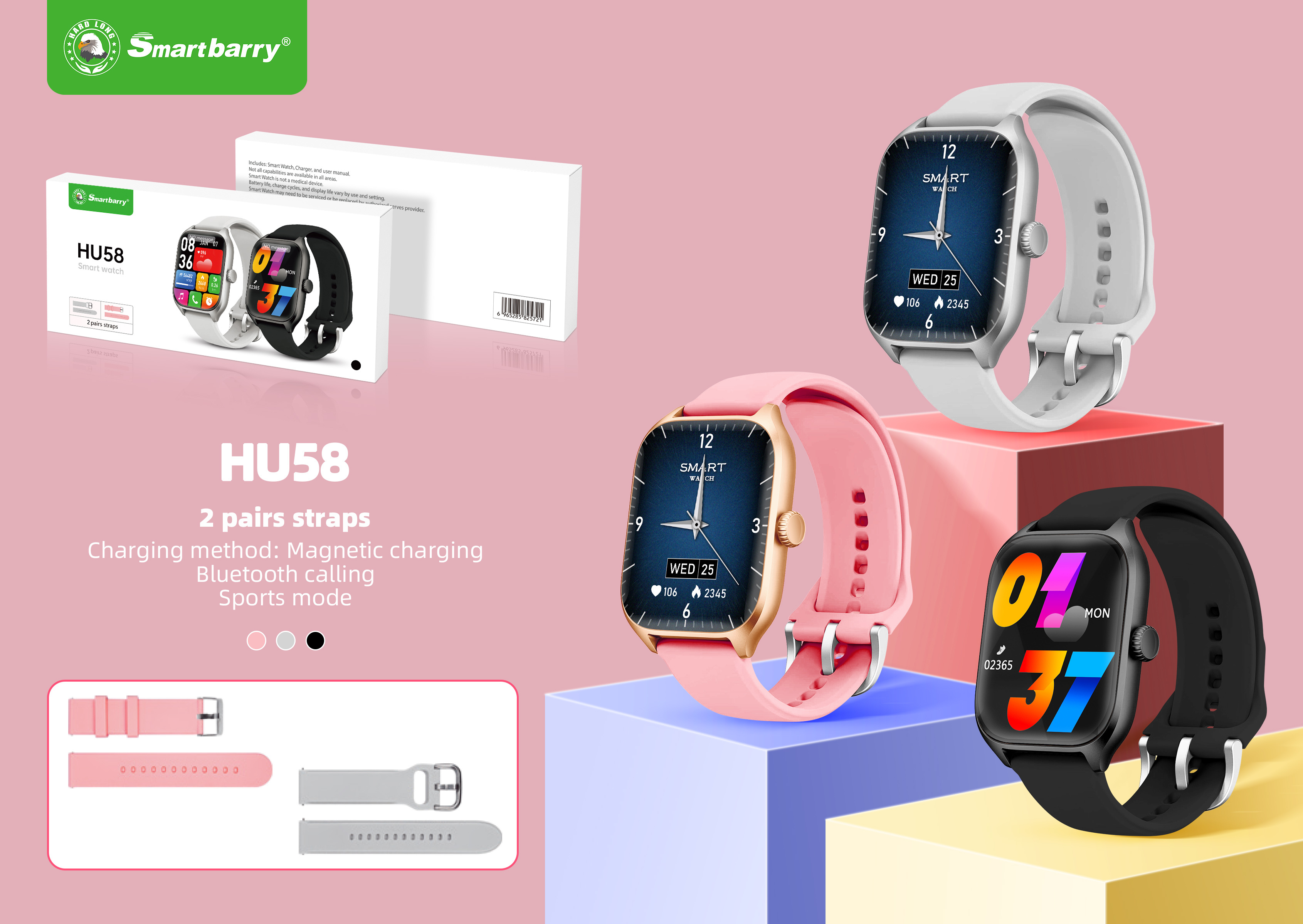 Smart Watch HU58,nodizz
