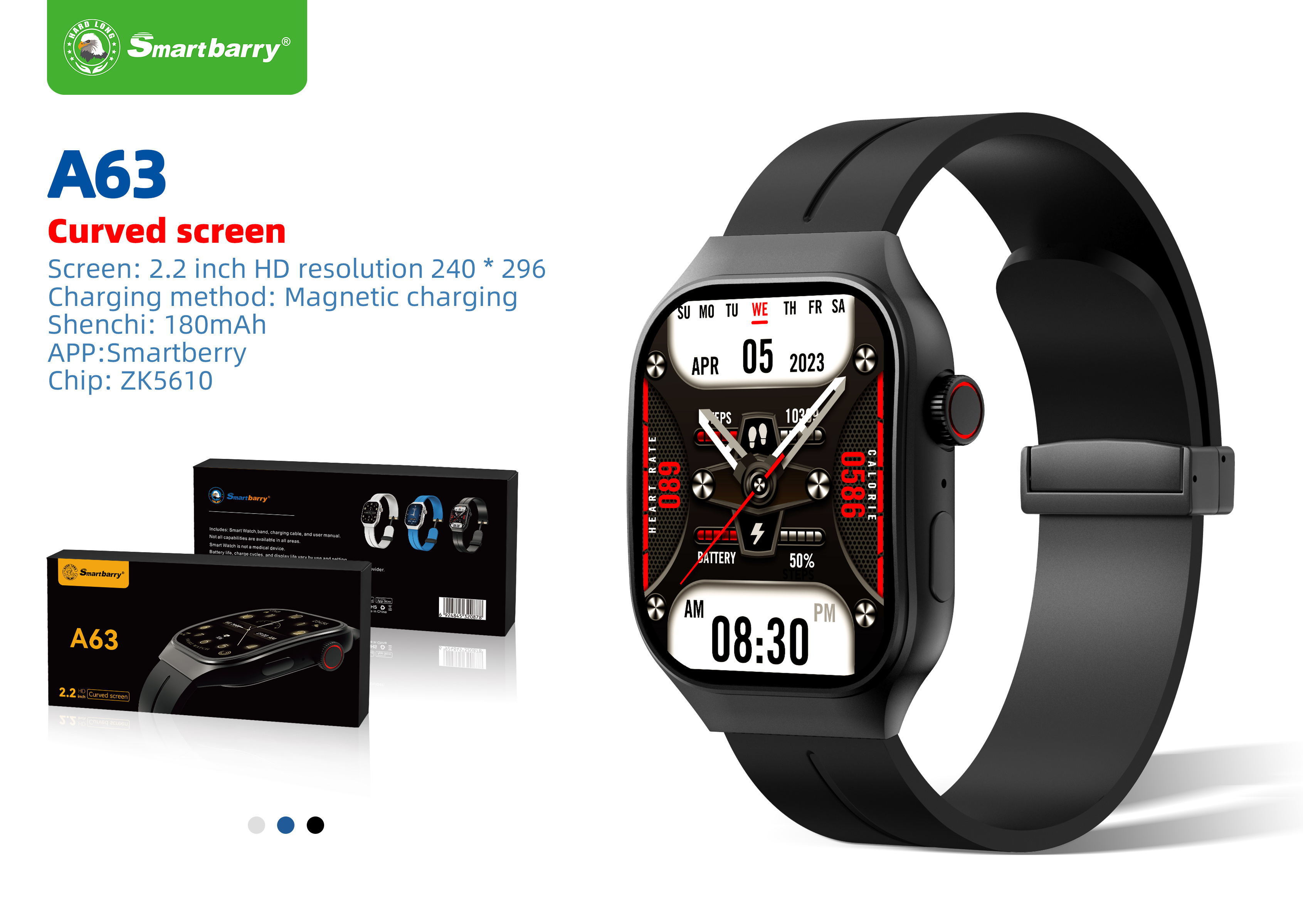 Smart Watch A63,nodizz