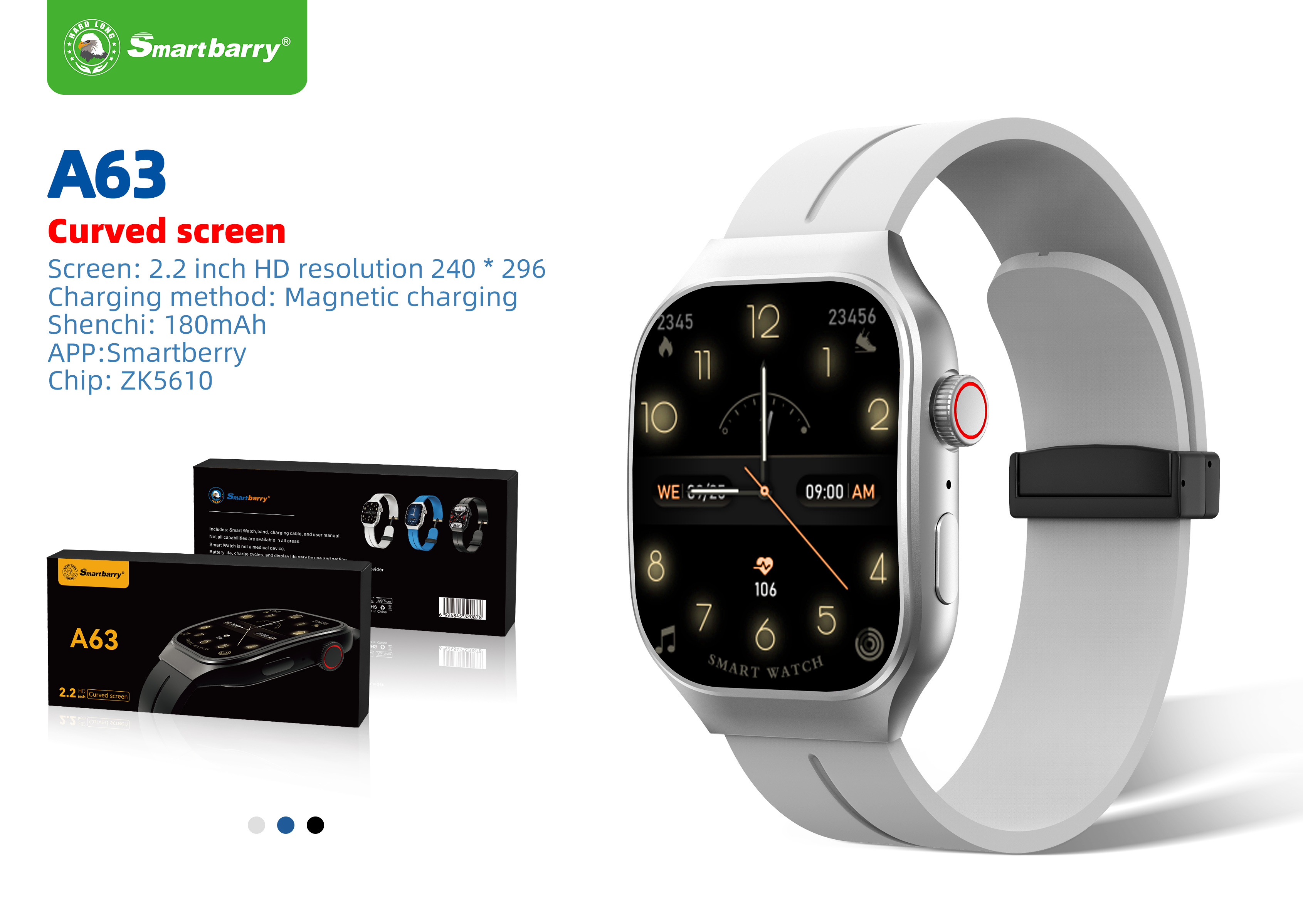 Smart Watch A63,nodizz