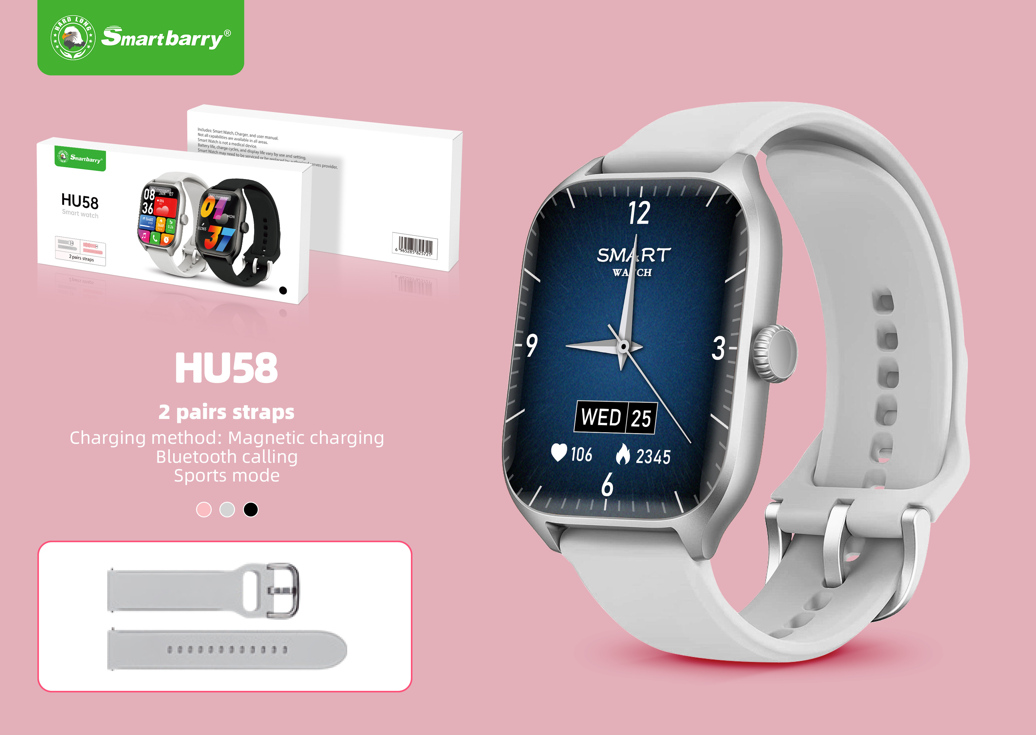 Smart Watch HU58,nodizz