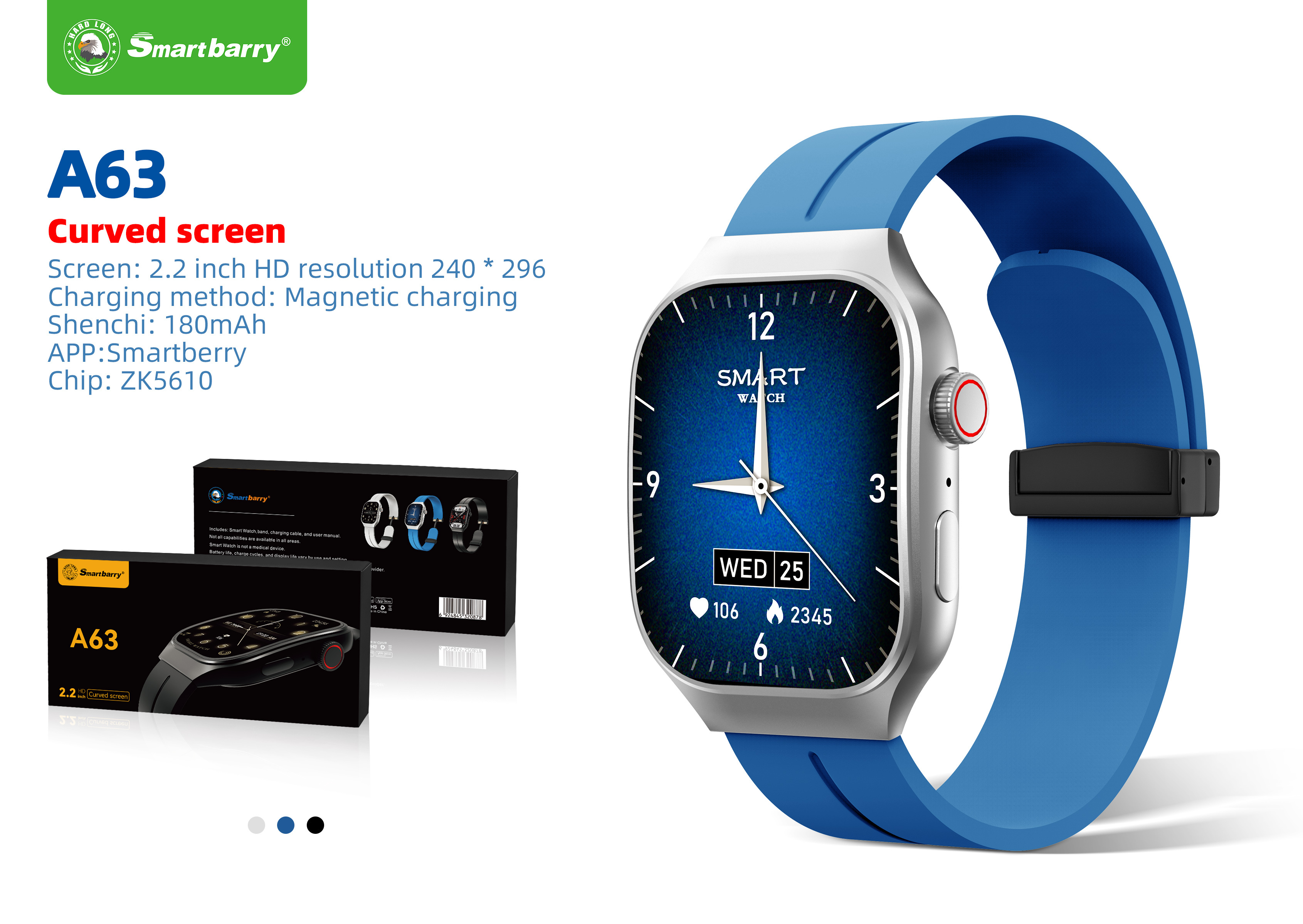 Smart Watch A63,nodizz