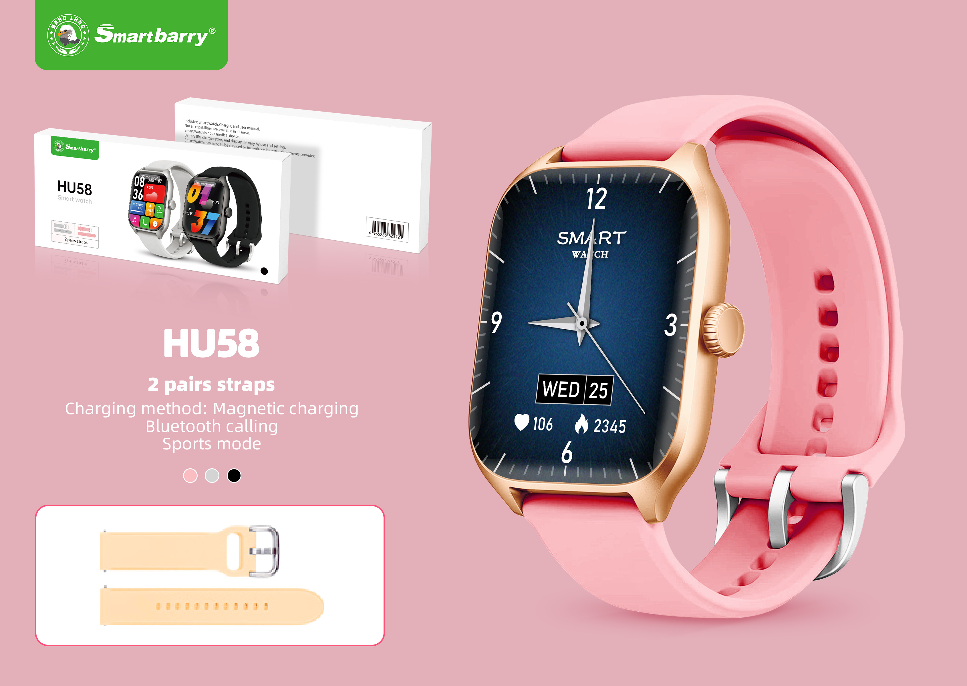 Smart Watch HU58,nodizz