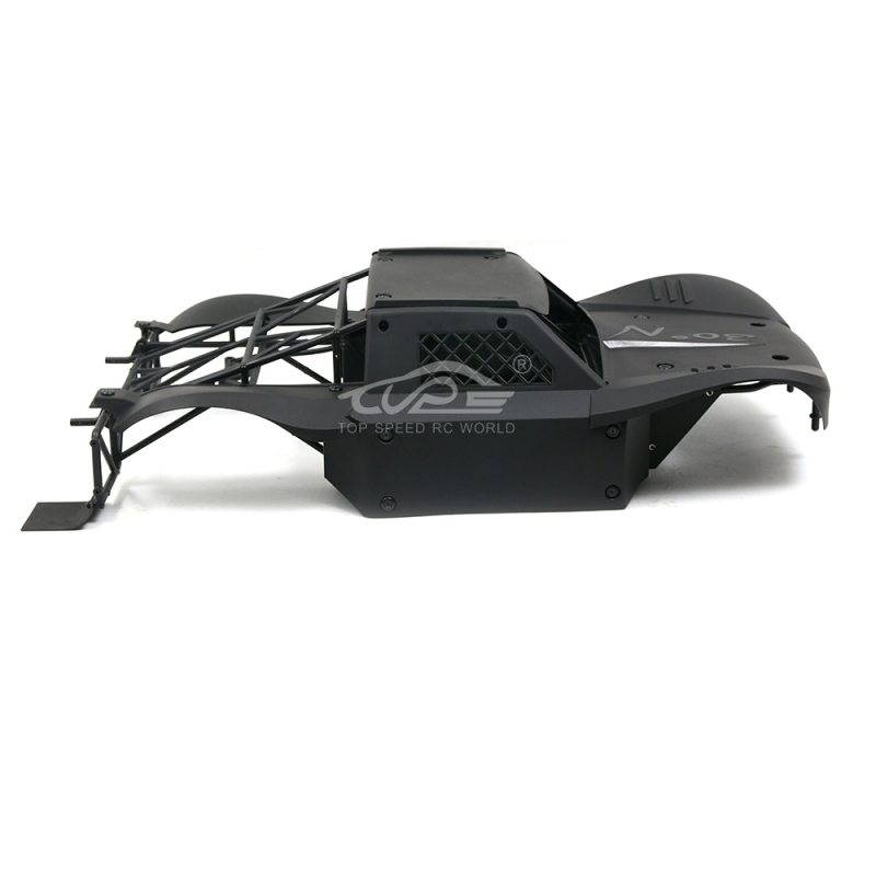 TOP SPEED RC WORLD Body Completely set Include rollcage and bodyshell Black for Losi 5ive T