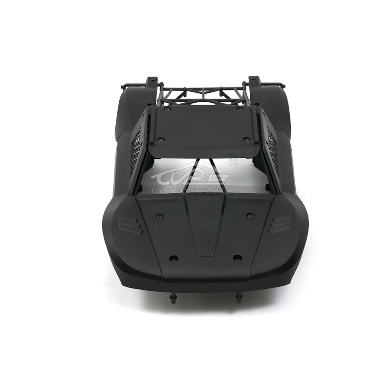 TOP SPEED RC WORLD Body Completely set Include rollcage and bodyshell Black for Losi 5ive T