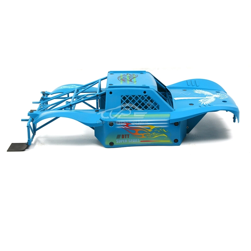 TOP SPEED RC WORLD Body Completely set Include rollcage and bodyshell Blue for Losi 5ive T