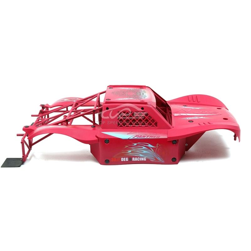 TOP SPEED RC WORLD Body Completely set Include rollcage and bodyshell Pink for Losi 5ive T