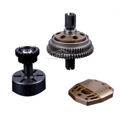 Alloy 2 Speed Gear System Titanium for Losi 5ive T