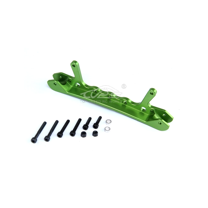 TOP SPEED RC WORLD TSRC CNC Rear shock brace set Green fit 1/5 RC Buggy HPI BAJA RV KM 5B 5T 5SC