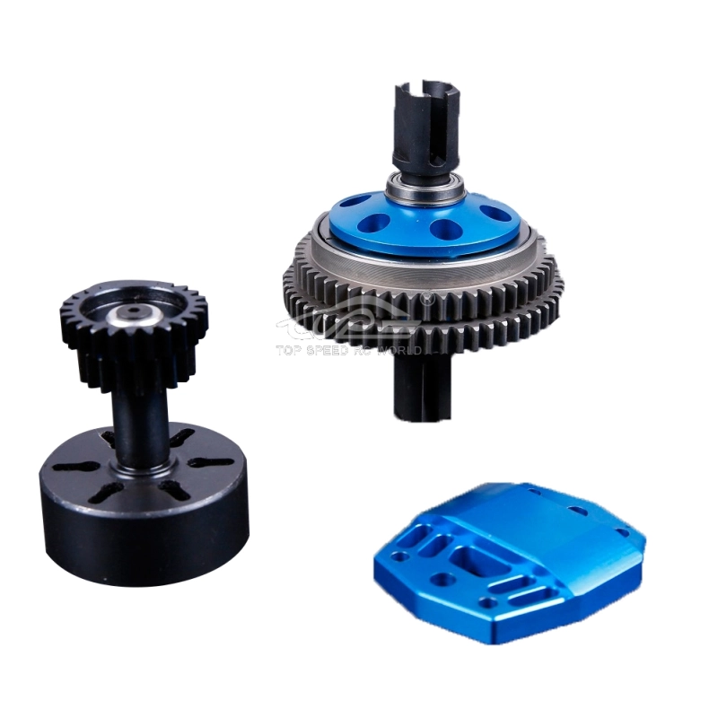 Alloy 2 Speed Gear System Blue for Losi 5ive T