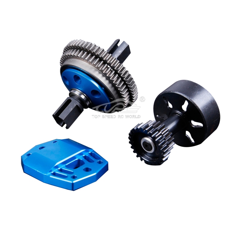 Alloy 2 Speed Gear System Blue for Losi 5ive T