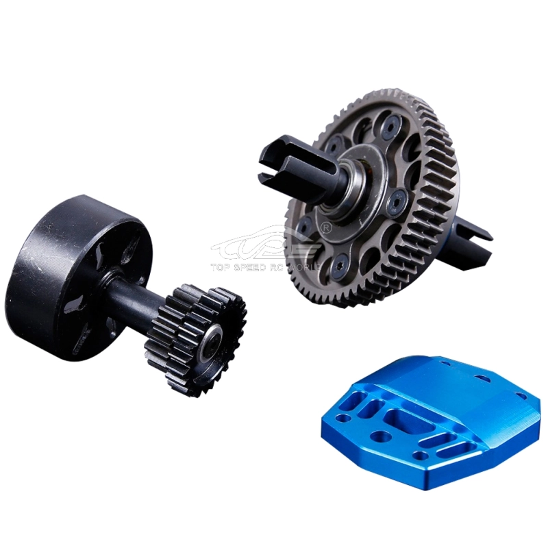 Alloy 2 Speed Gear System Blue for Losi 5ive T