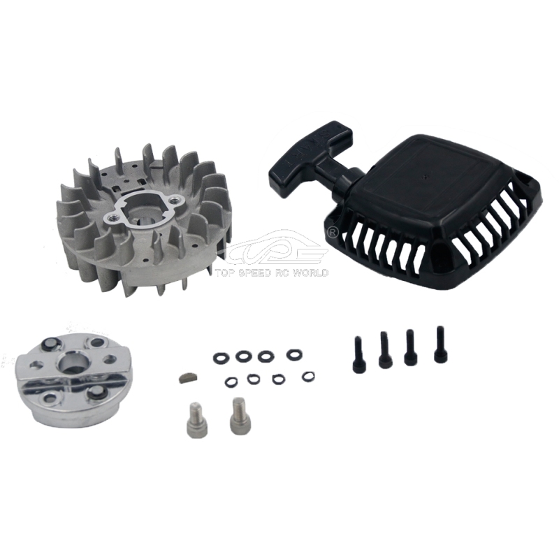 TSRC Pull Starter with flywheel Upgrade easy starter Fit 1/5 HPI Baja 5B 5T 5SC