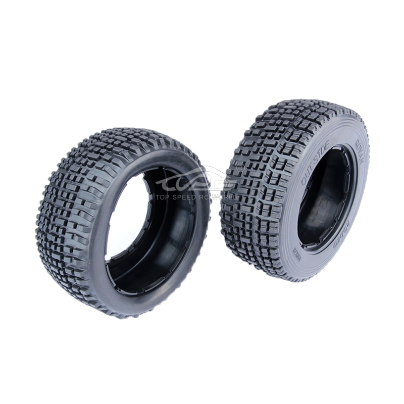 TOP SPEED RC WORLD 5SC rear tire set Fit 1/5 HPI Baja 5SC