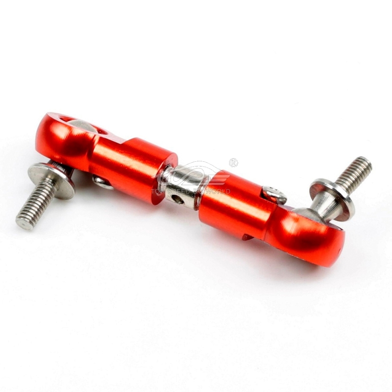 TOP SPEED RC WORLD Alloy CNC Pull Rod Steering Servo Arm Fit for 1/5 HPI ROFUN ROVAN KM BAJA 5B 5T 5SC Losi 5ive T Rc Car Parts