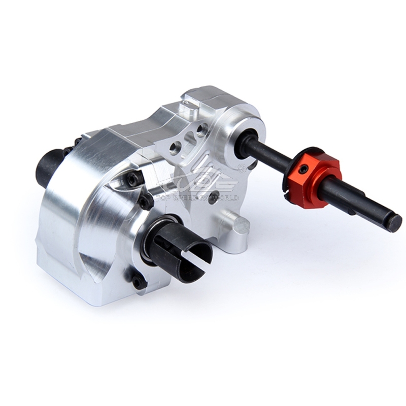 TOP SPEED RC WORLD Complete Gear Box with Heavy-Duty Diff Gears for 1/5 HPI Baja 5B 5T 5SC