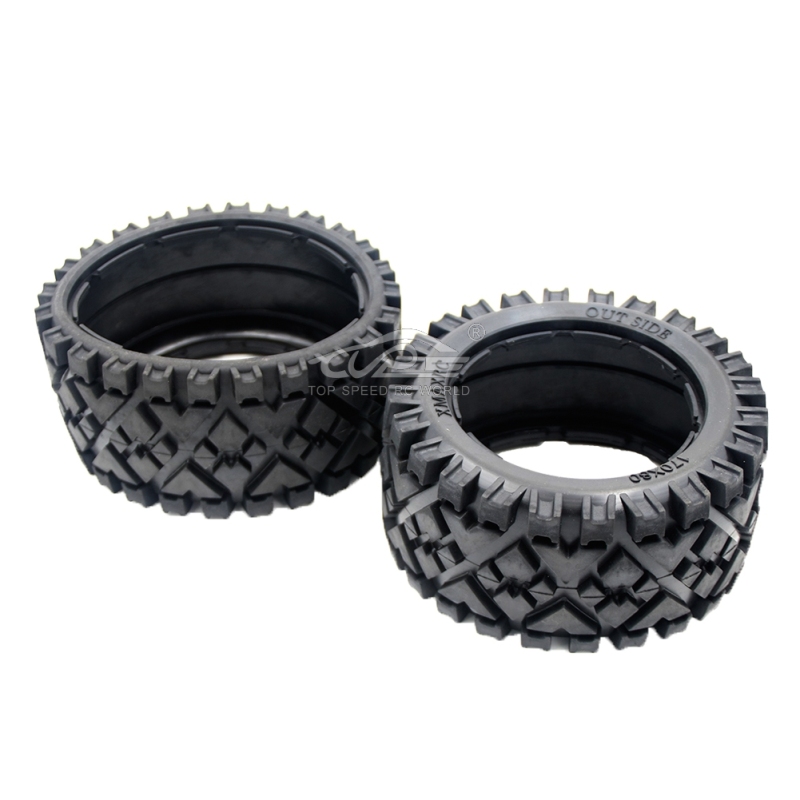 All-terrian Rear tire fit 1/5 RC Buggy HPI BAJA RV KM 5B