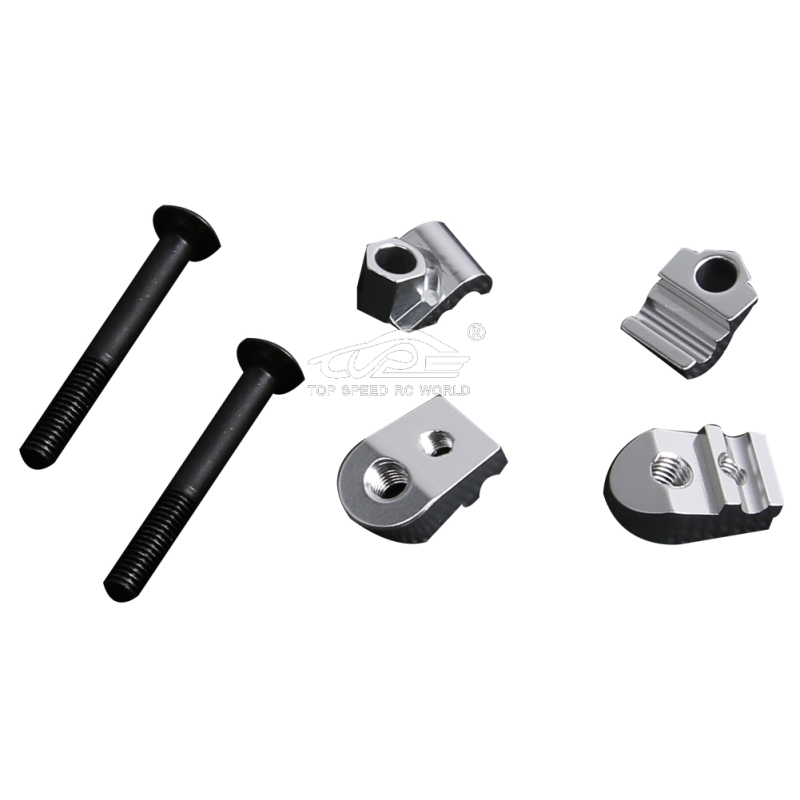 TOP SPEED RC WORLD CNC Metal front balancing bar clasp set For 1/5 hpi rovan baja 5b ss parts