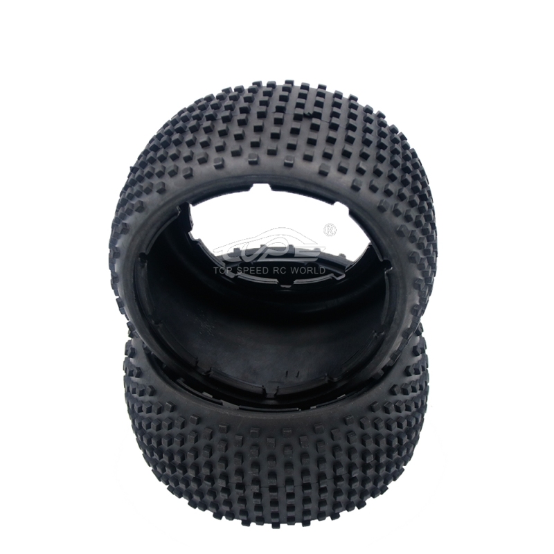 TOP SPEED RC WORLD Rear Dirt Tire Skin 2PCS Fit 1/5 RC Buggy HPI BAJA Rovan Rofun KM 5B 170x80mm