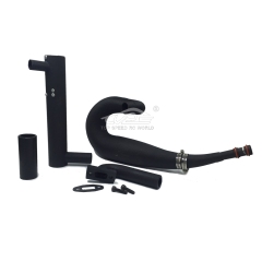 FLMLF Exhaust pipe Black color For FG Competition EVO  GT2 GT3 Carson C5