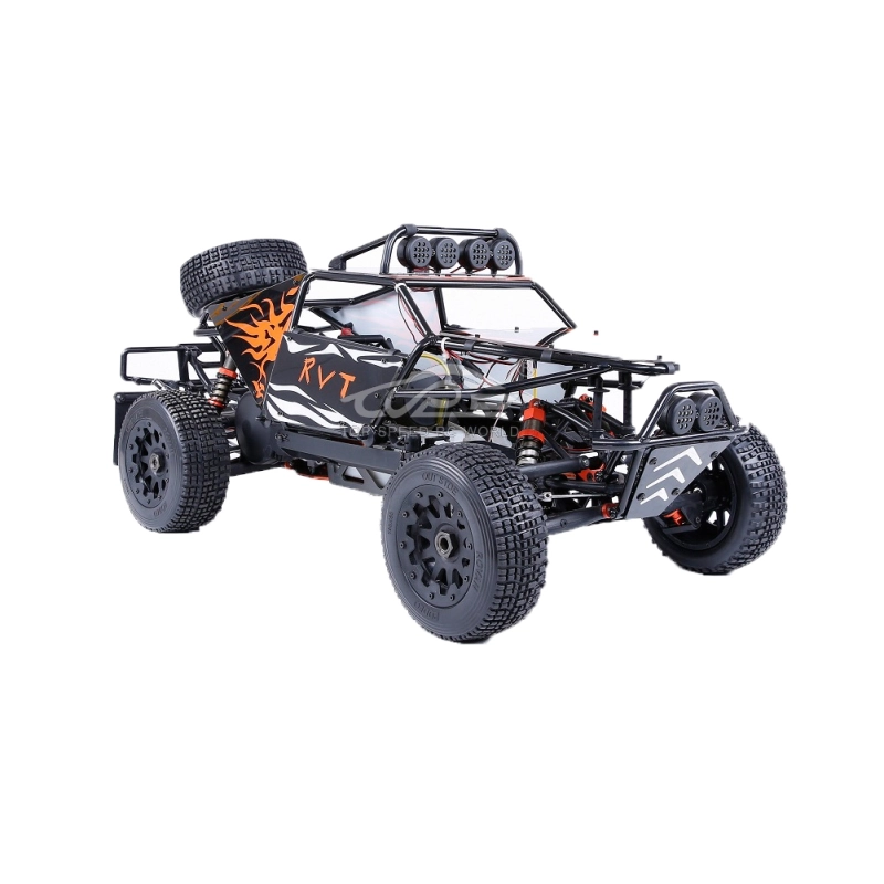 Alloy Roll cage kit/Plastic Orange image windows with lamp for Hpi Baja 5T 5SC